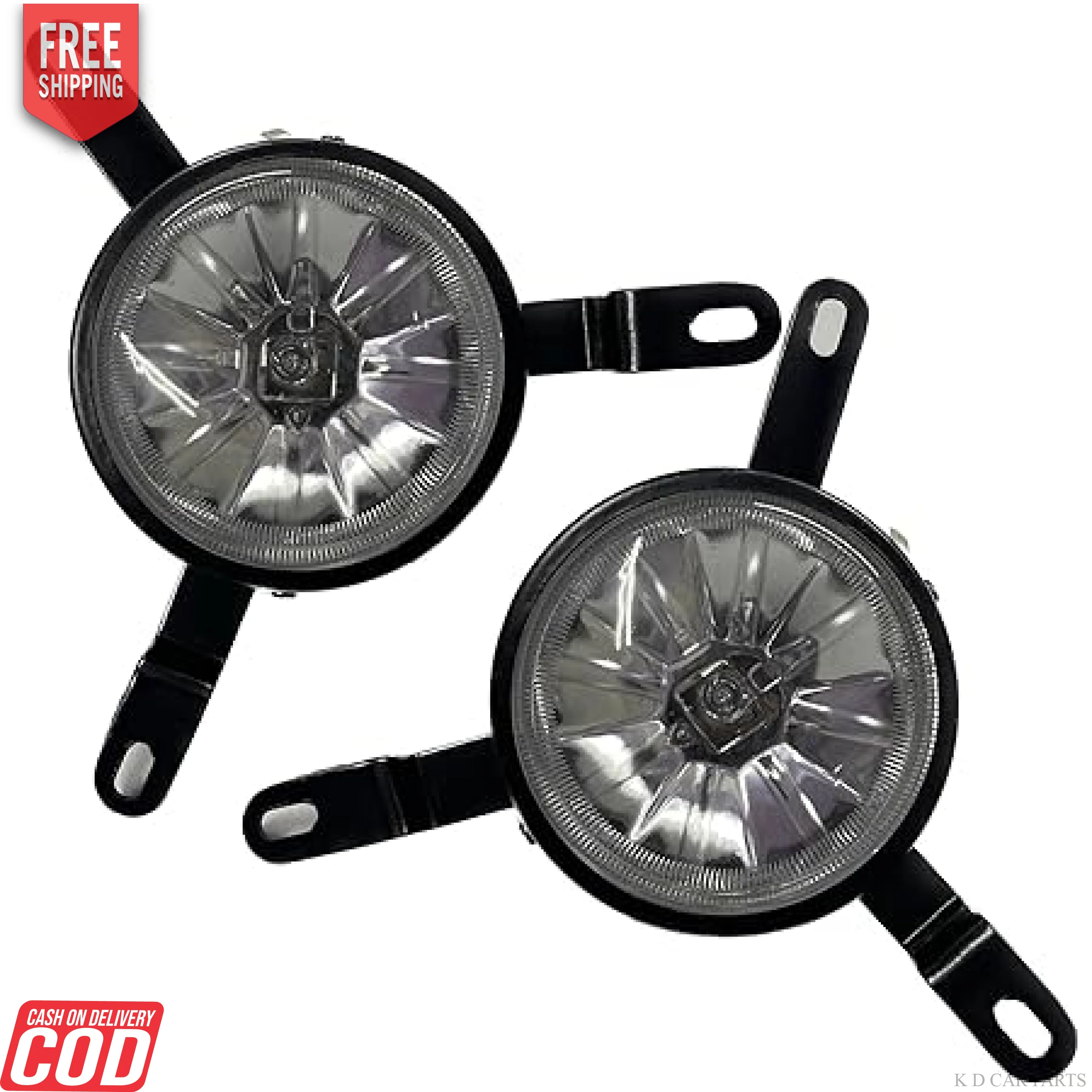 K D Fog Lamp For Chevrolet Tavera Type 2 With Bulb 2011-2013