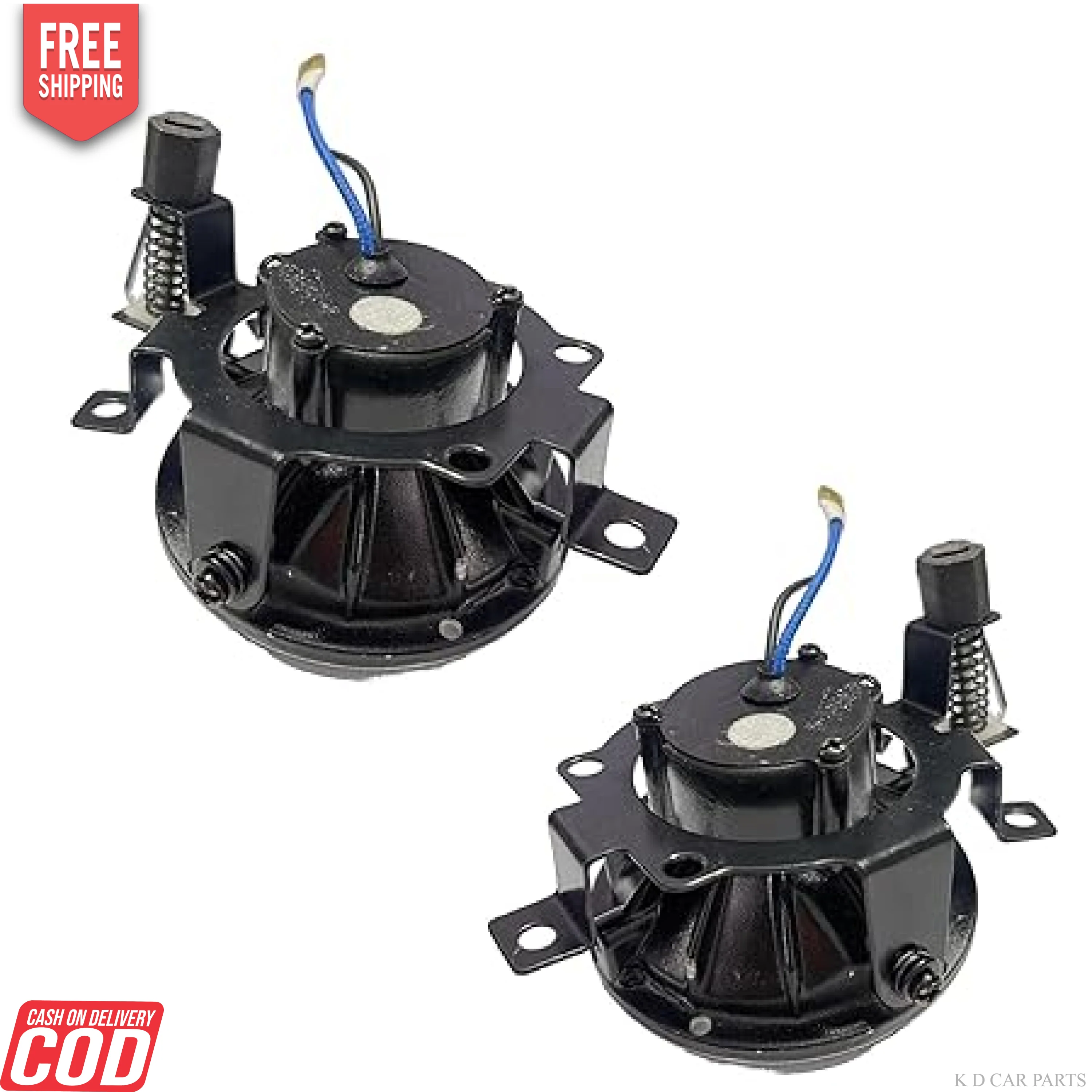 K D Fog Lamp  For Ford Fiesta New Model Type 2 With Bulb 2011-2015 - Image 2