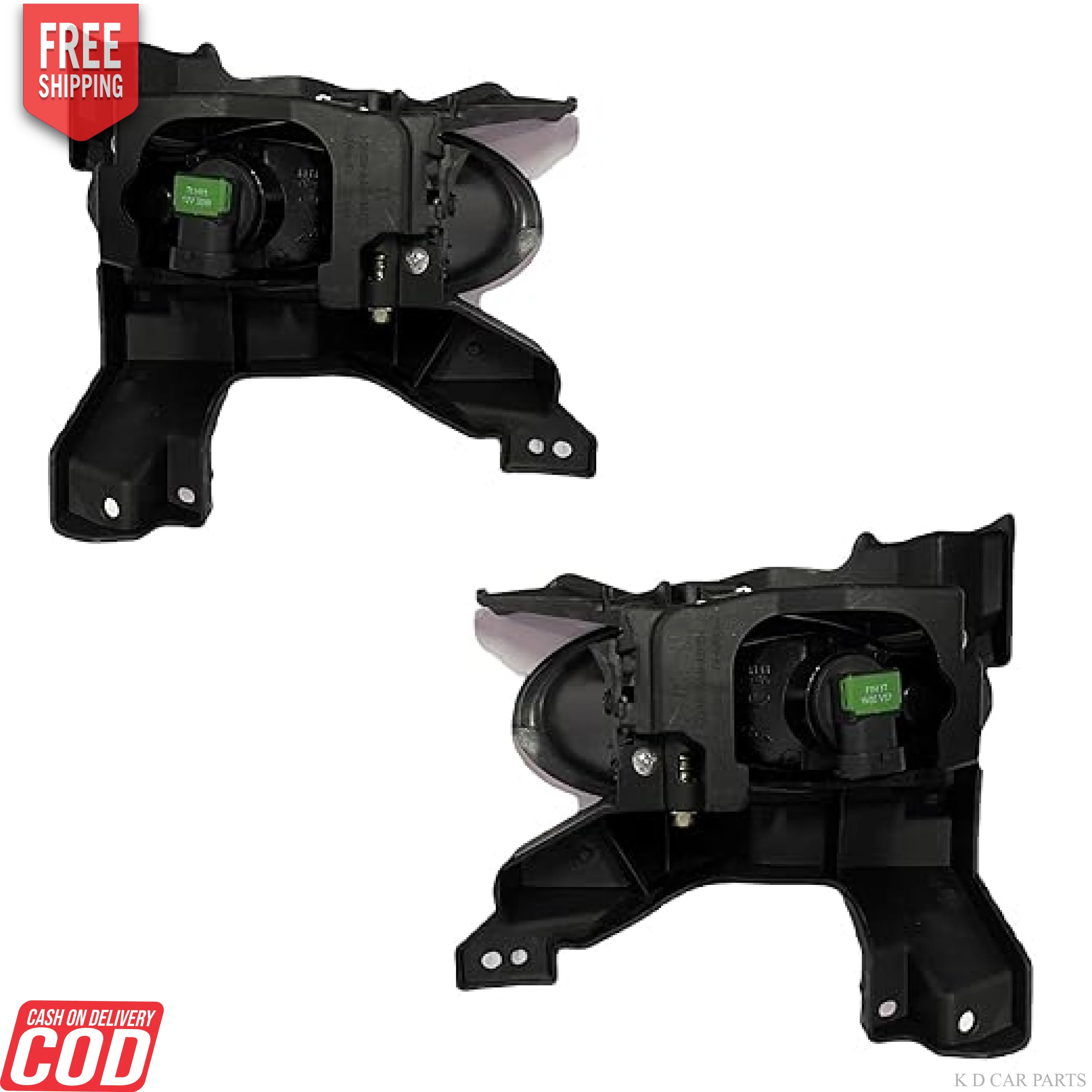 K D Fog Lamp  For Honda City IVTEC Type 1 With Bulb, Wirings, Switch 2009-2011 (Complete Kit) | Halogen - Image 2