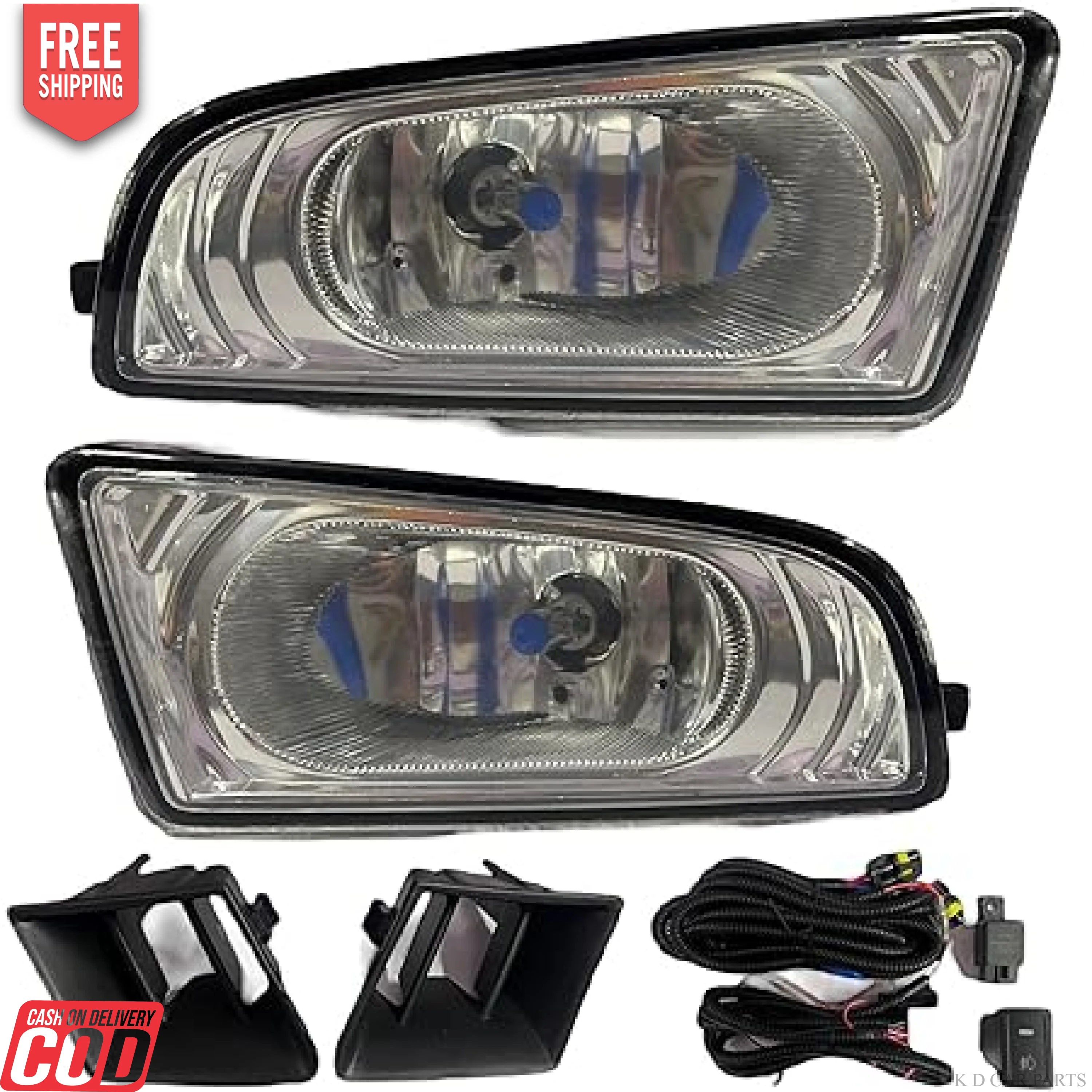 K D Fog Lamp  For Honda Civic Type 1 With Bulb & Complete Kit  2006-2010