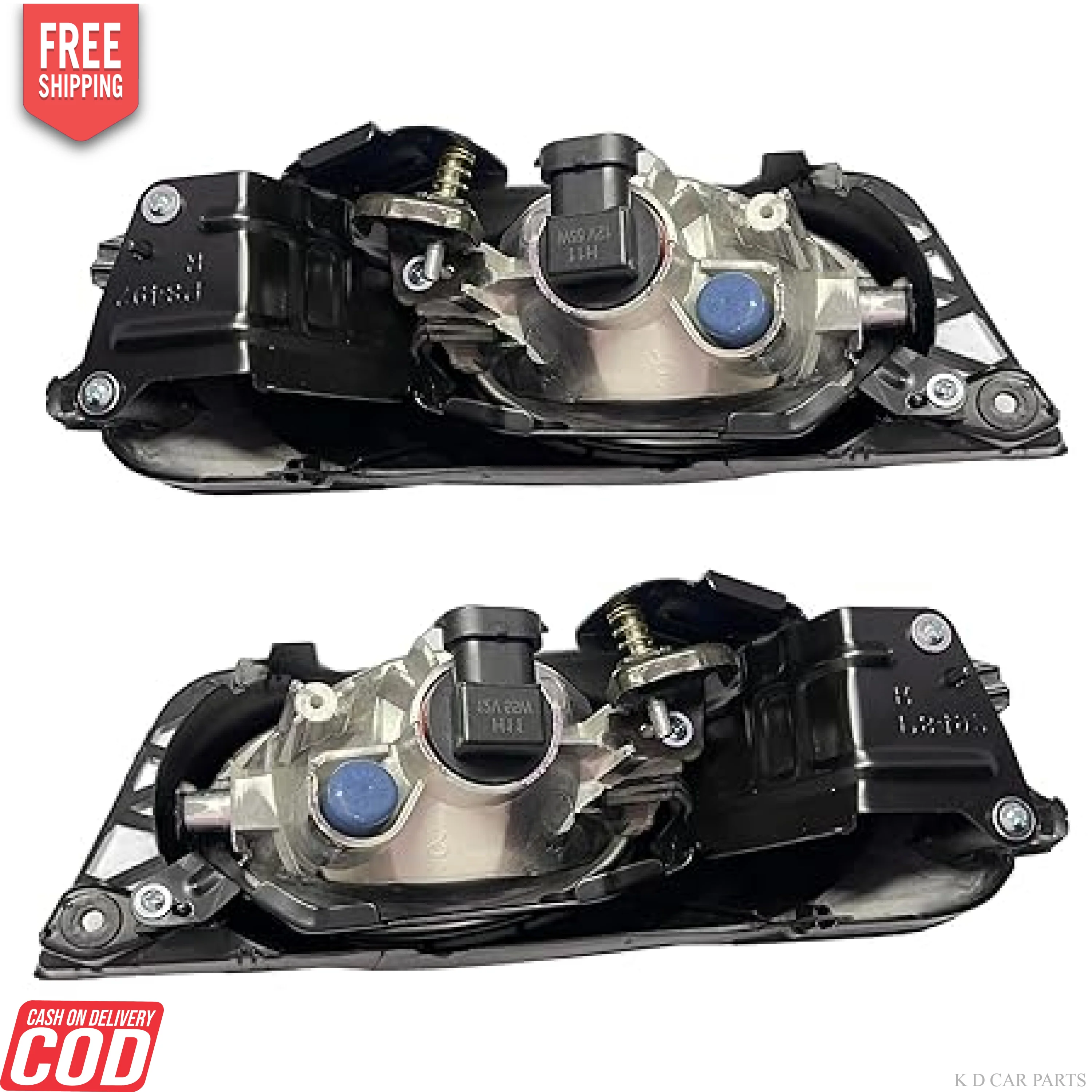 K D Fog Lamp  For Honda Civic With Bulb Type 2 With Wiring & Kit 2010-2013 - Image 2