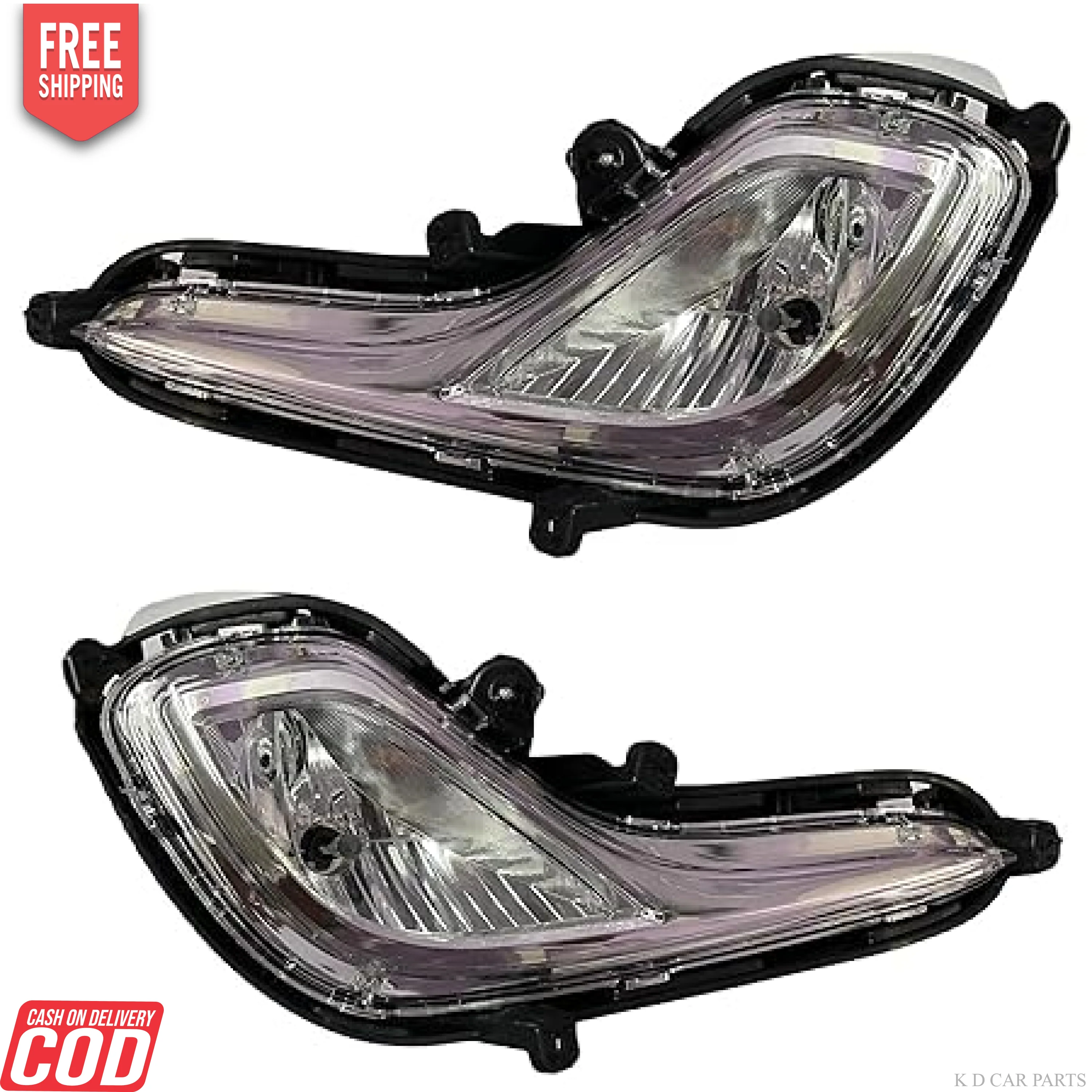 K D Fog Lamp  For Hyundai Verna Fluidic With Bulb 2011-2017
