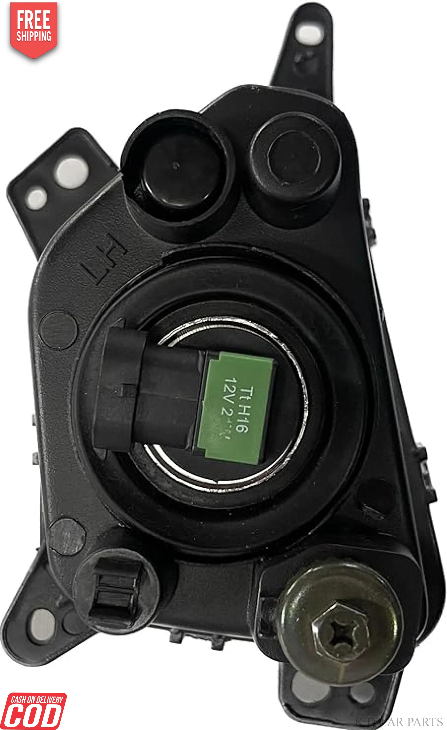 K D Fog Lamp  For Mahindra XUV 300 With Bulb, Grill, Wiring, Switch  Complete Kit 2019-2023 | Halogen - Image 3
