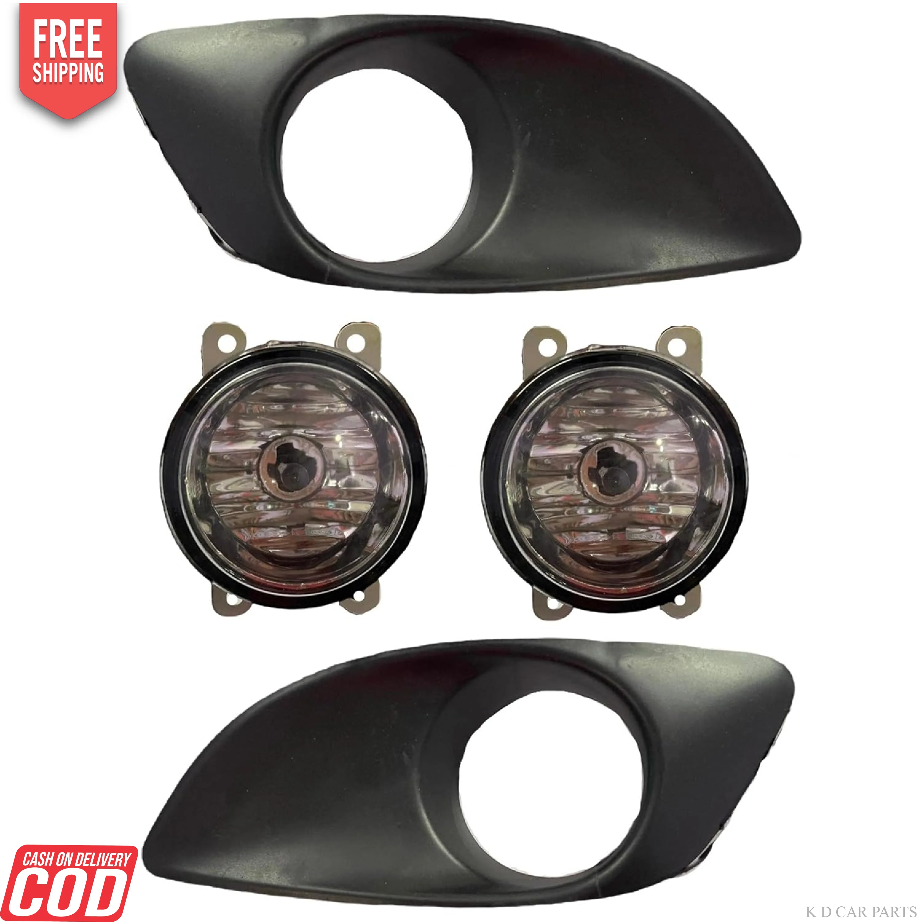 K D Fog Lamp Set for Maruti A- Star With BULB 2008-2013
