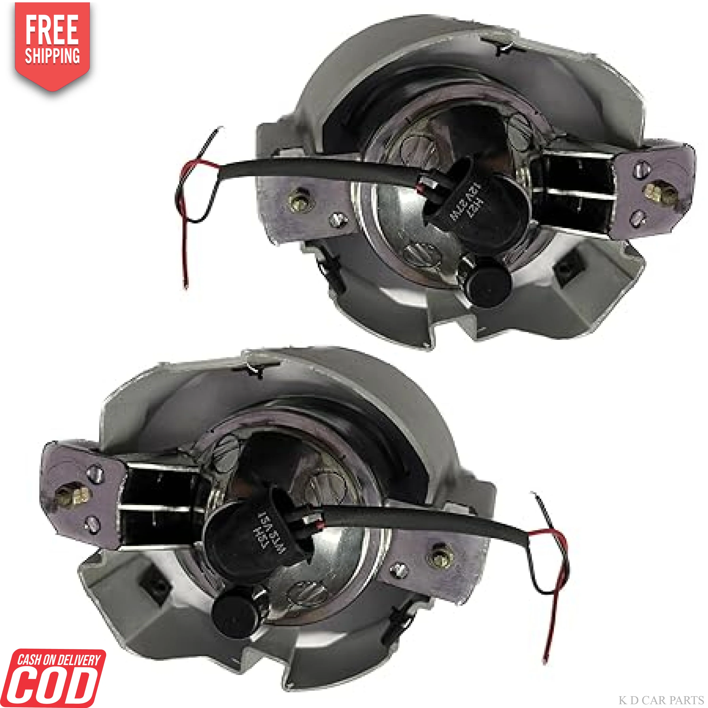 K D Fog Lamp  For Nissan Micra  With Bulb 2010-2020 | Halogen - Image 2