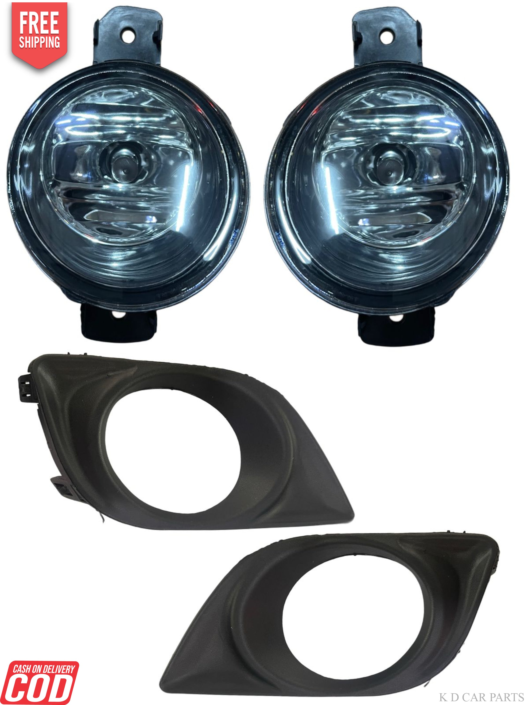 K D Fog Lamp For Nissan Sunny With Bulb 2011-2015 OEM