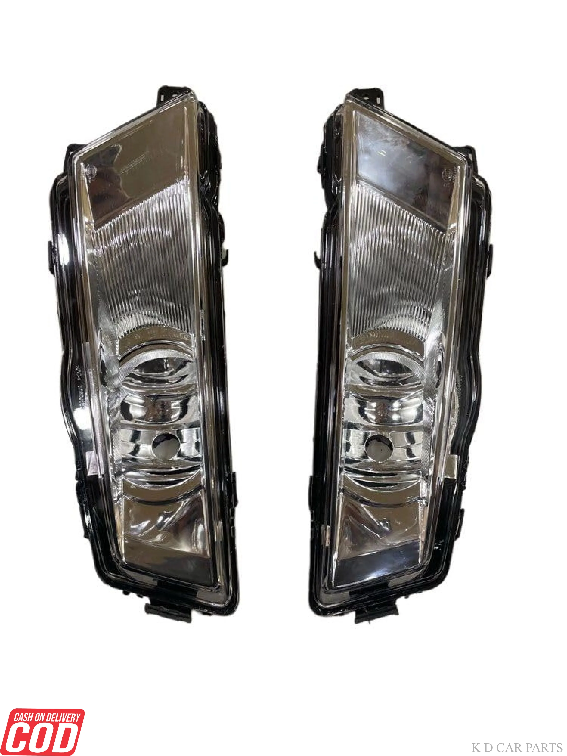 K D Fog Lamp set for Skoda Rapid Type 2 White (2016-NOW) PAIR - Image 2