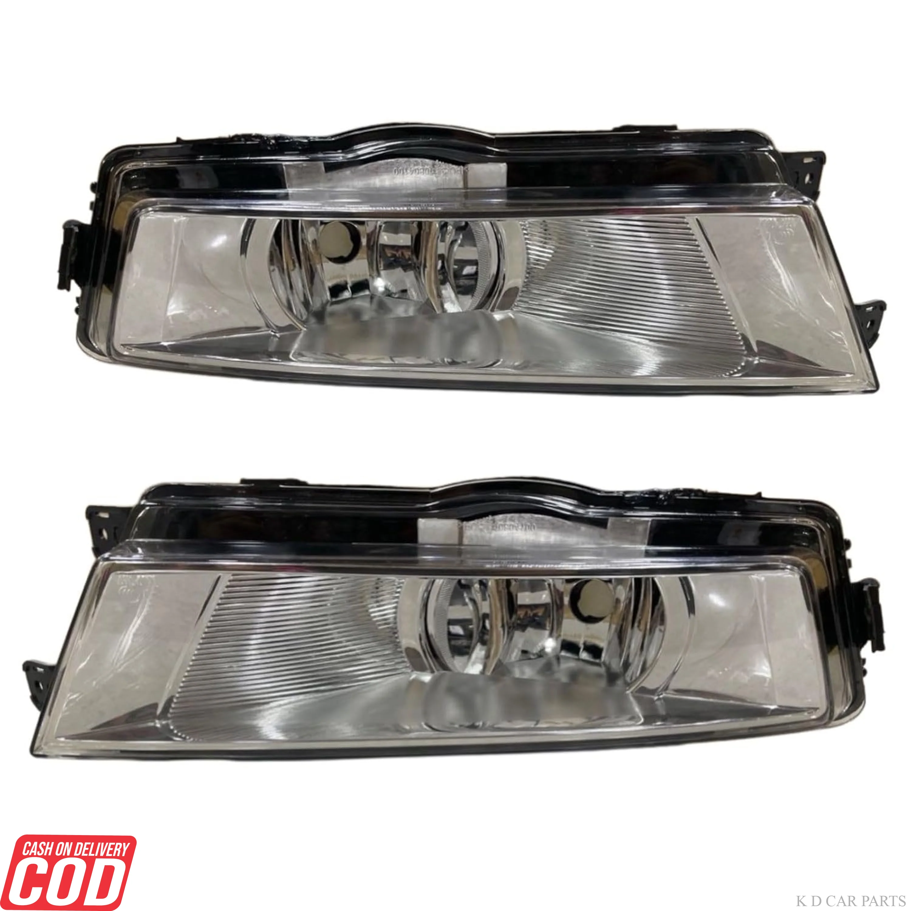 K D Fog Lamp set for Skoda Rapid Type 2 White (2016-NOW) PAIR - Image 4