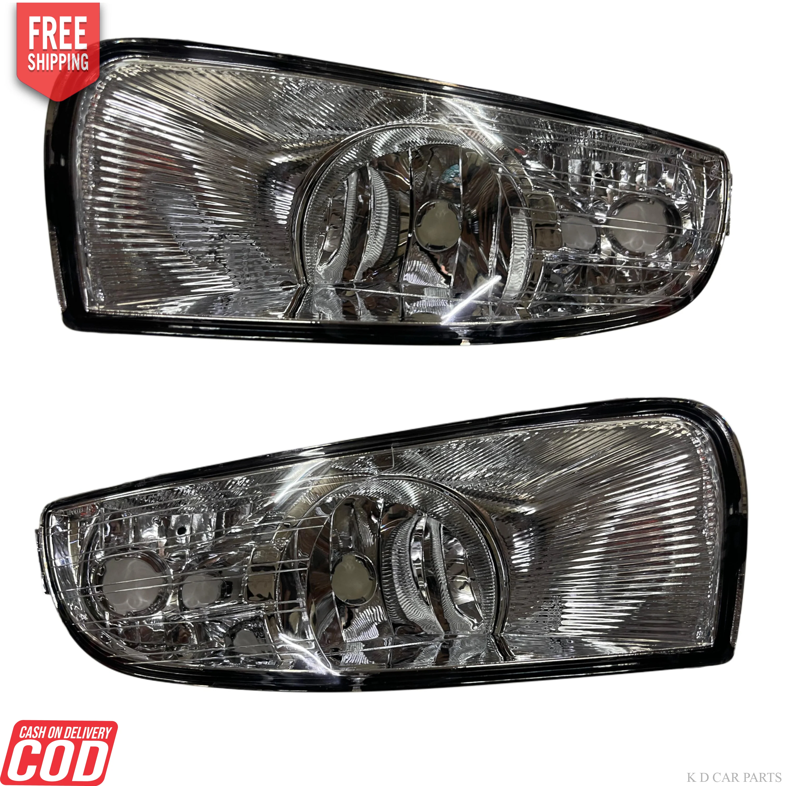 K D Fog Lamp for Super Double Holder Type 3, Halogen Yellow, 2008-2015