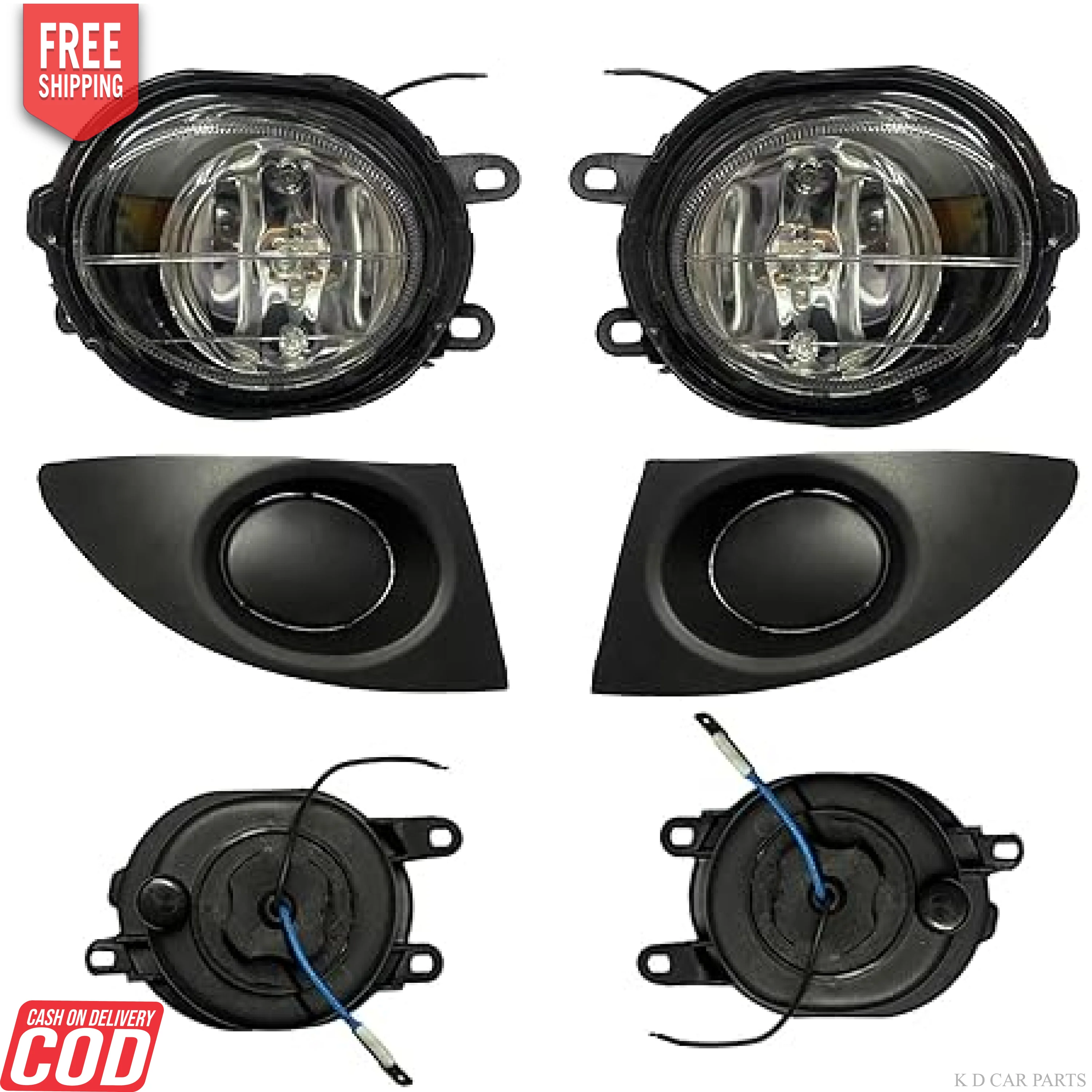 K D Fog Lamp For Tata Indigo CS/Indica V3 / (With Bulb) 2002-2018
