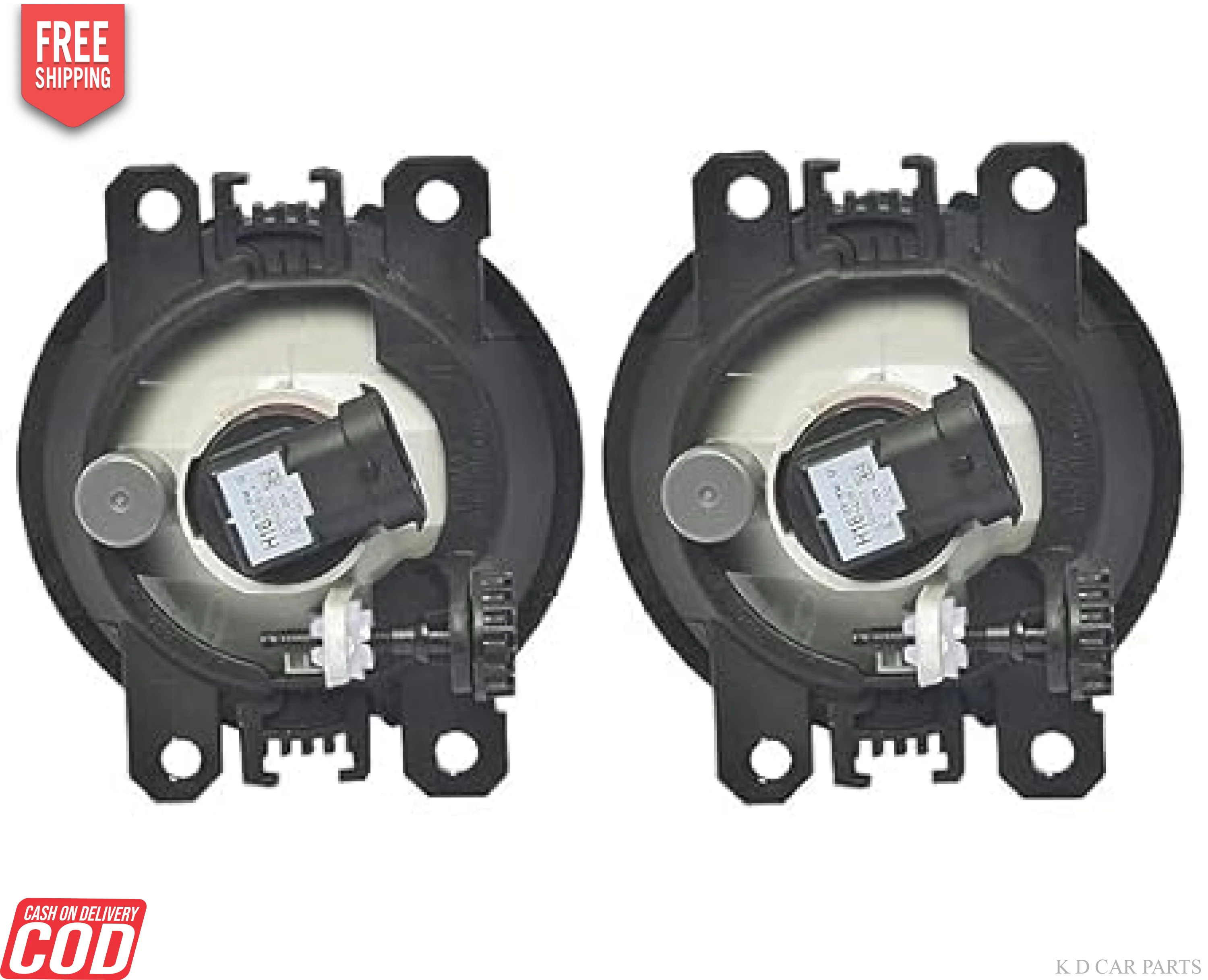 K D LED Fog Lamp for Tata ZEST 2014-2019, BOLT 2015-2019, HARRIER 2019-NOW, NEXON 2017-NOW, SAFARI 2021-NOW with BULB - Image 2