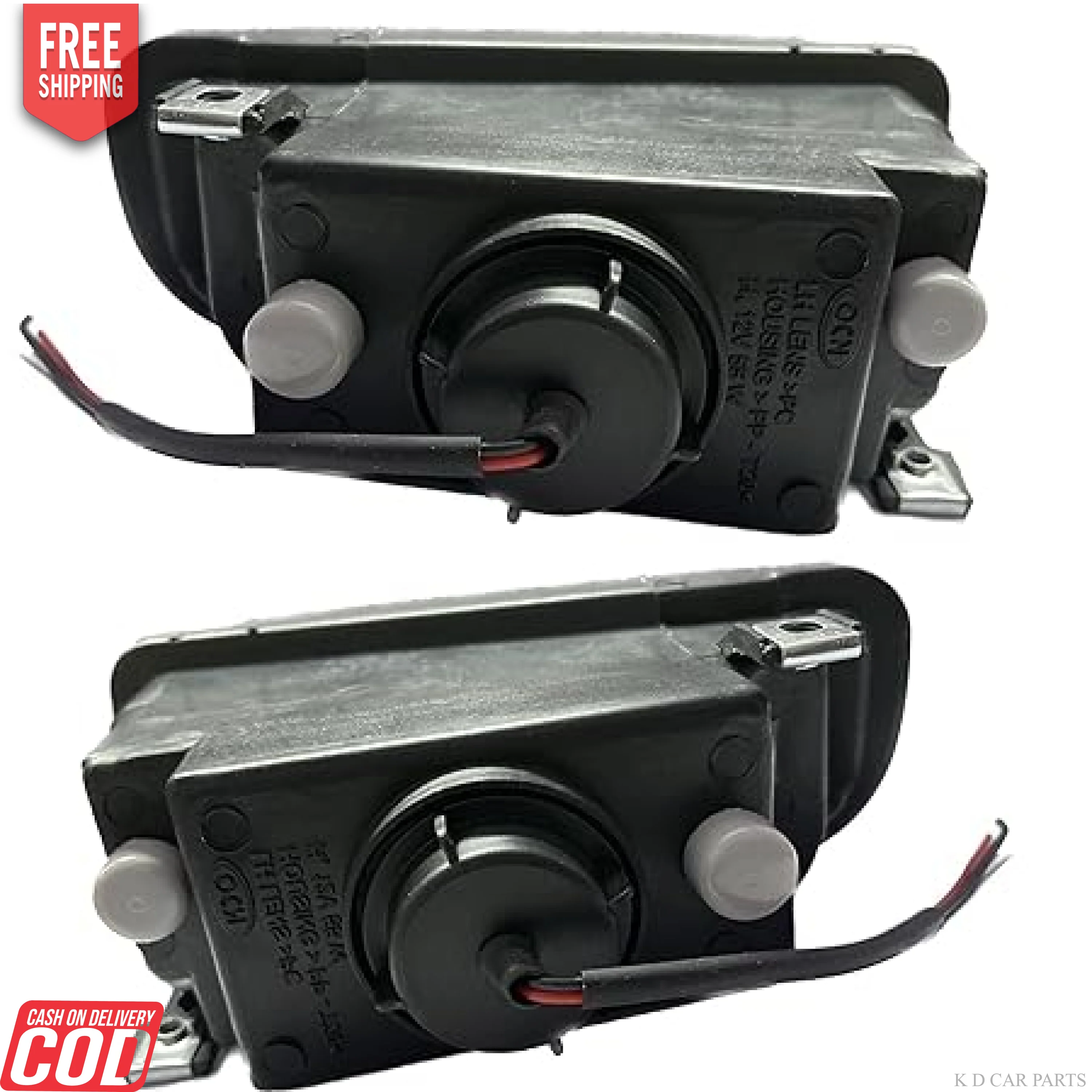 K D Fog Lamp For Toyota Qualis With Bulb 1999-2004 | Halogen - Image 2