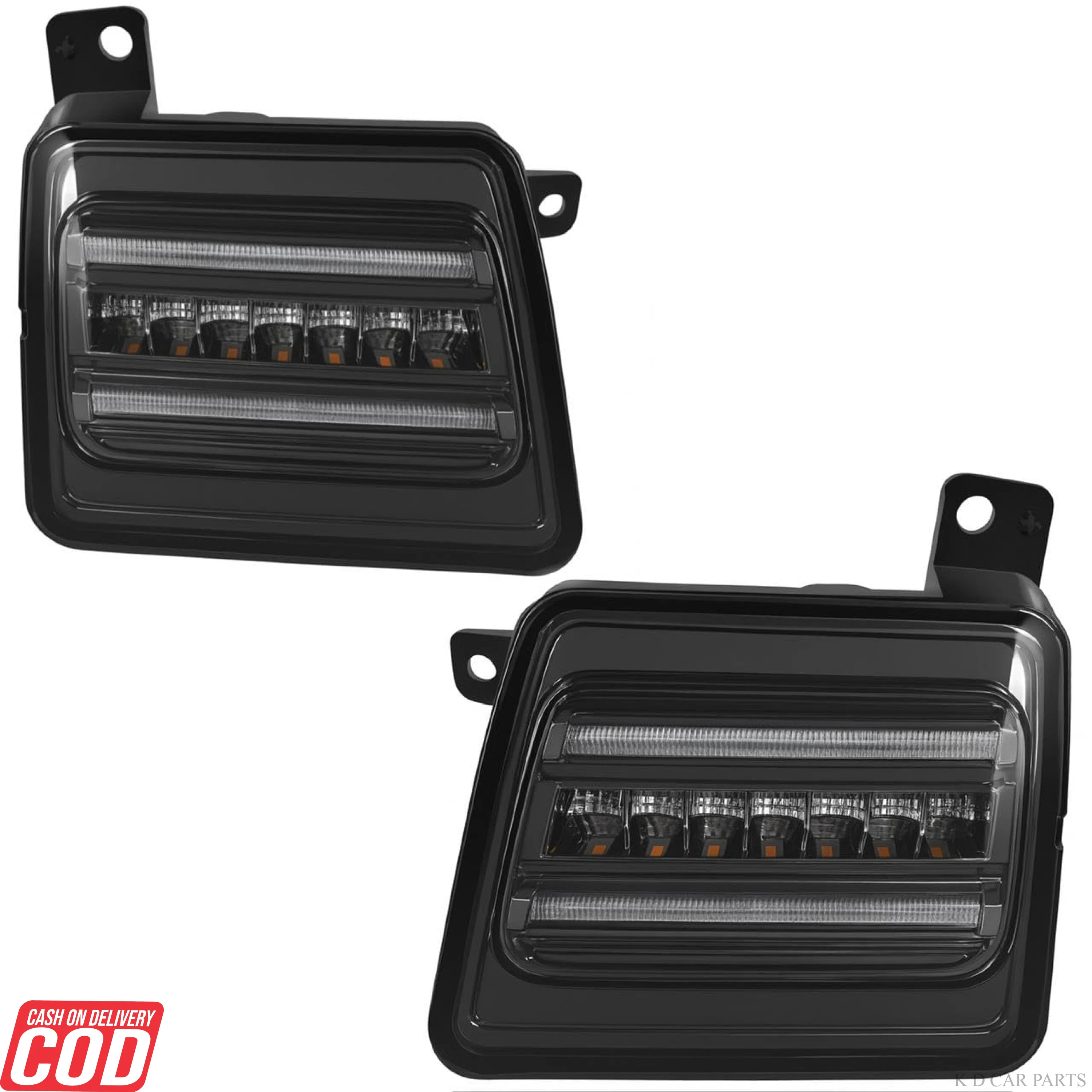 K D Front Fender DRL LED With Matrix Indicator Light For Mahindra Thar (2020-Onwards) SET - Image 4