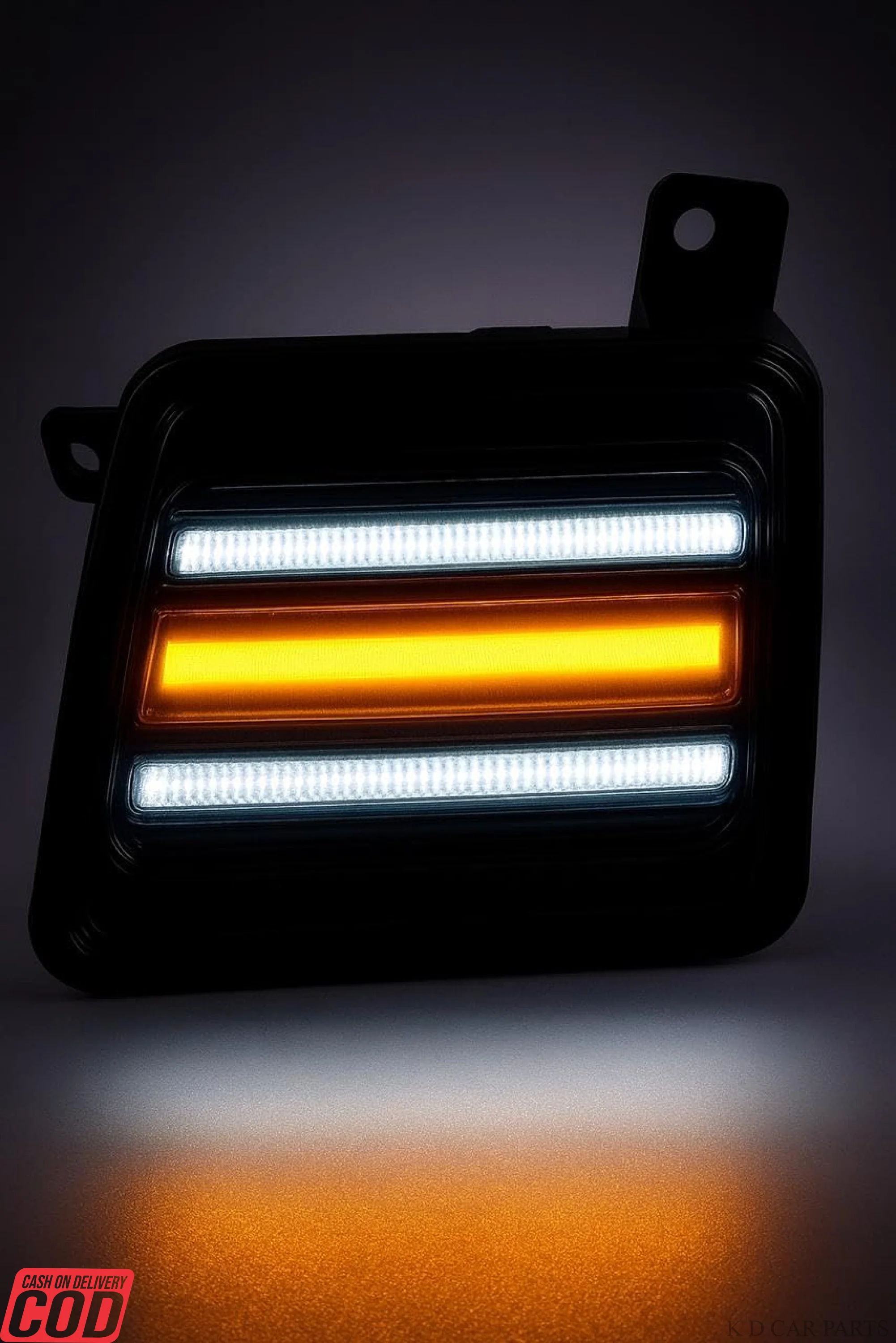 K D Front Fender DRL LED With Matrix Indicator Light For Mahindra Thar (2020-Onwards) SET - Image 8