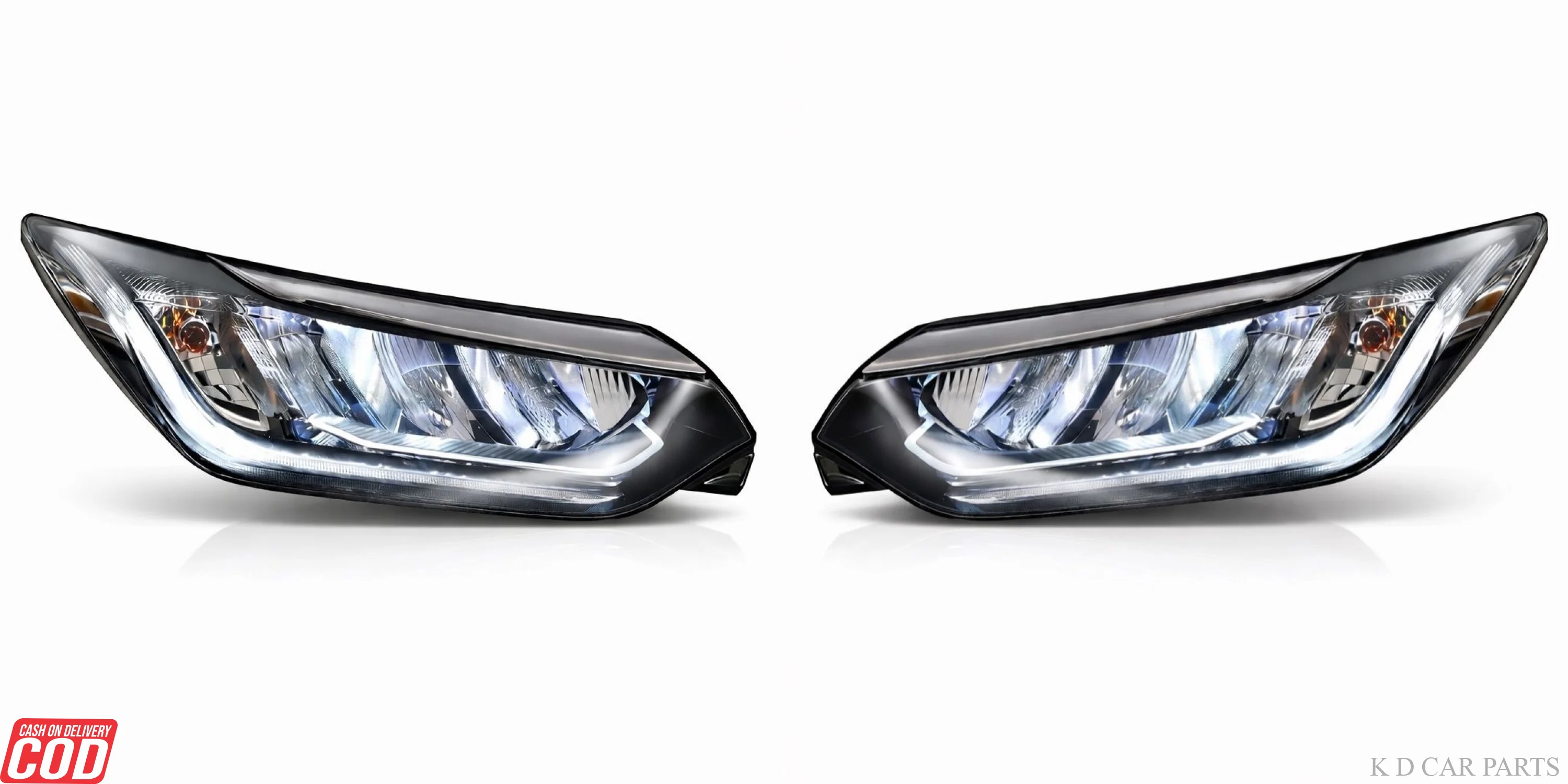 K D Head Light Assembly For Honda City Type 8 DRL (HID) 2017-2023 - Image 3