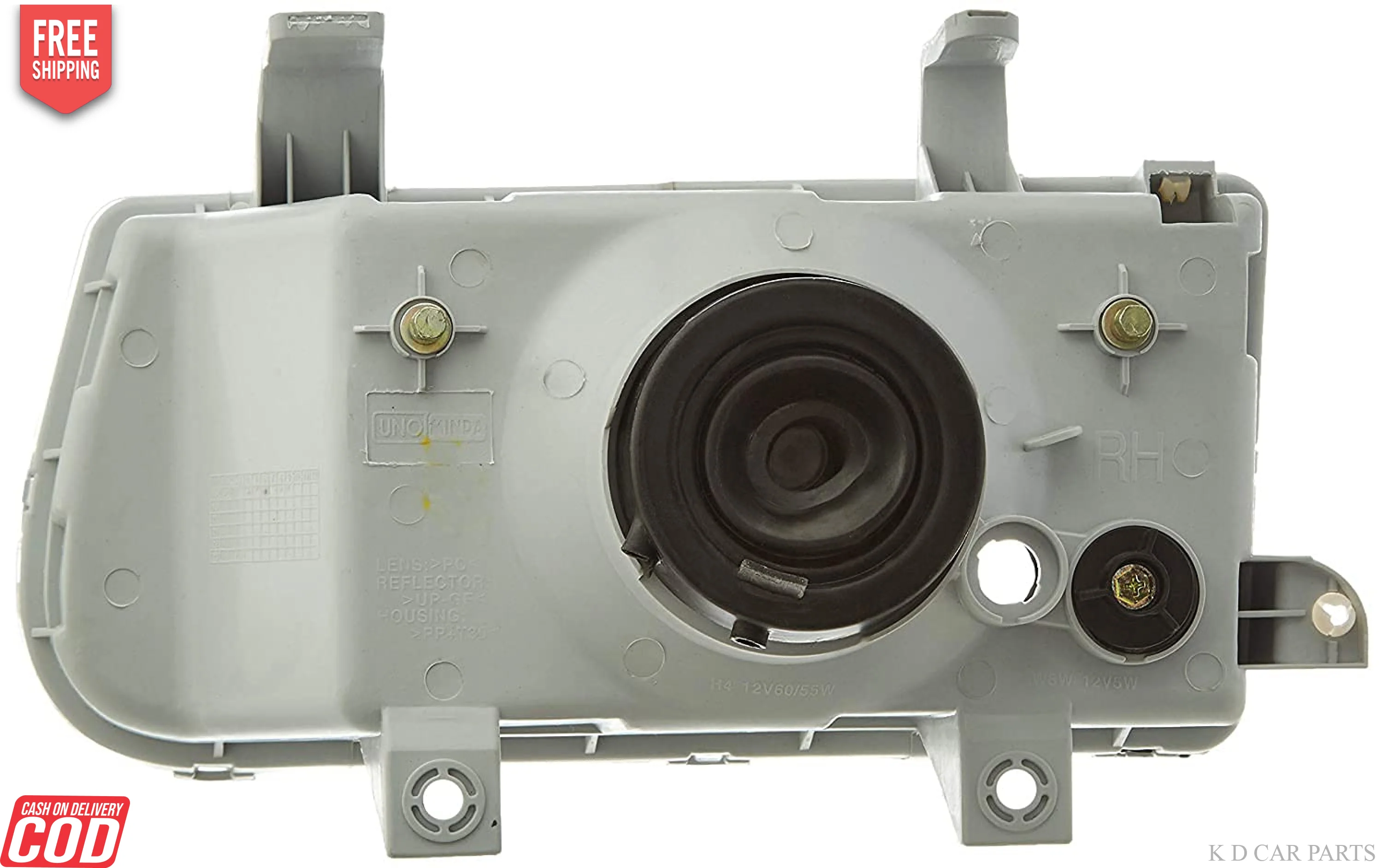K D Headlight assembly for Chevrolet Tavera Type 1 ( WITHOUT ADJUSTABLE MOTOR) - Image 3