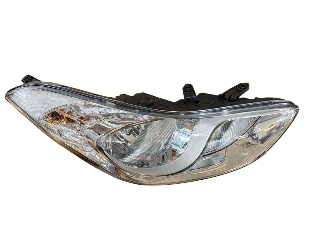 K D Headlight Assembly For Hyundai Elantra (White) 2012-2016 - Image 2