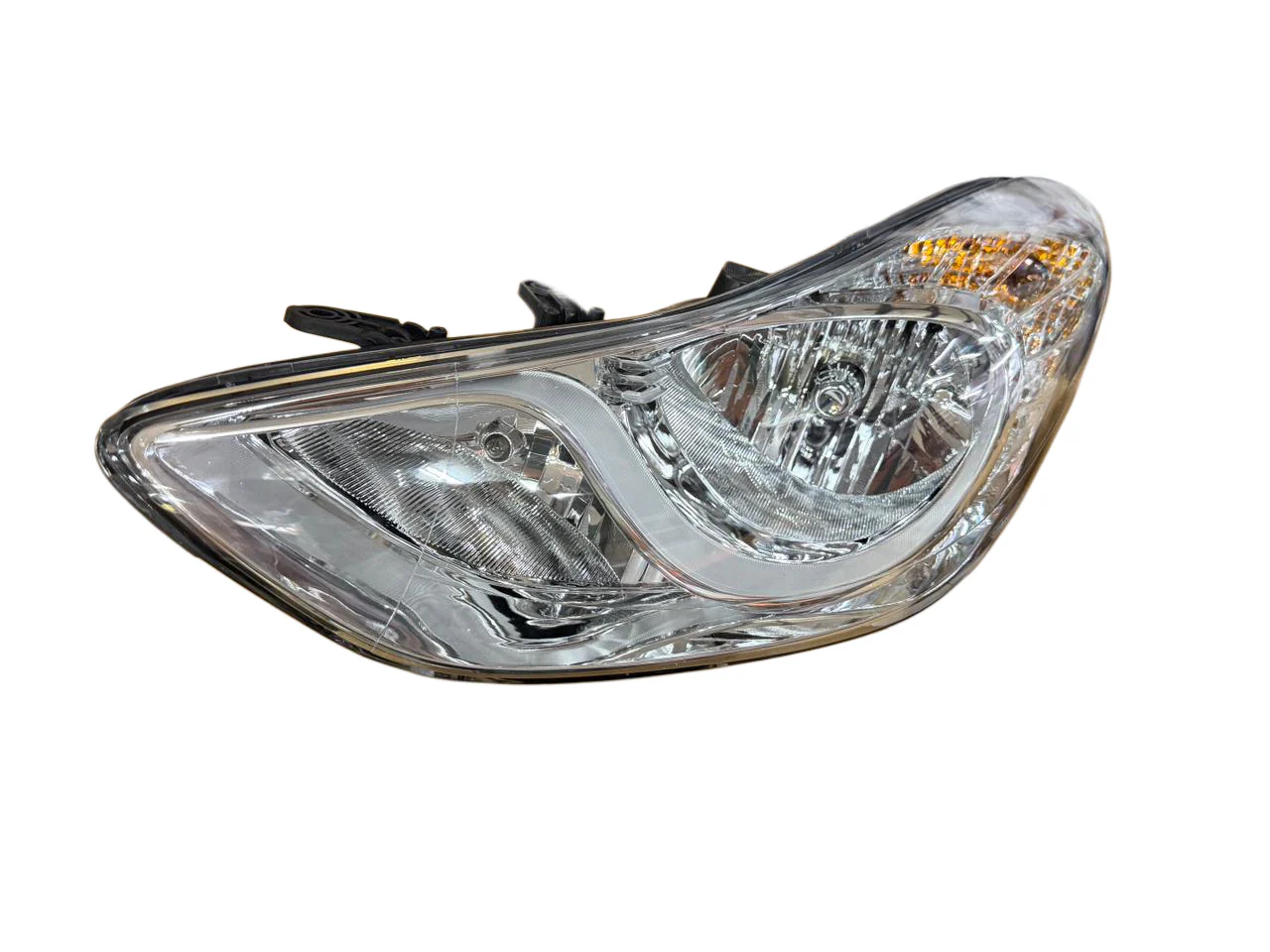 K D Headlight Assembly For Hyundai Elantra (White) 2012-2016 - Image 4