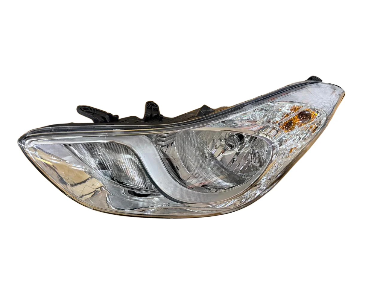 K D Headlight Assembly For Hyundai Elantra (White) 2012-2016 - Image 6