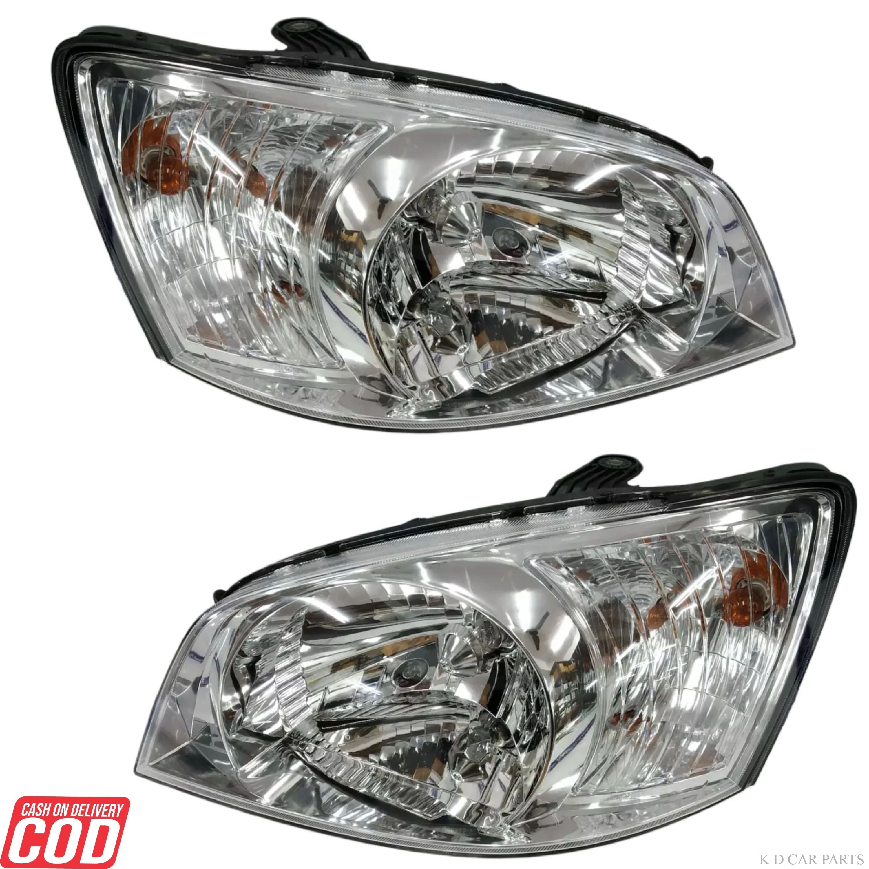 K D Headlight assembly for Hyundai Getz  2004-2007 - Image 3