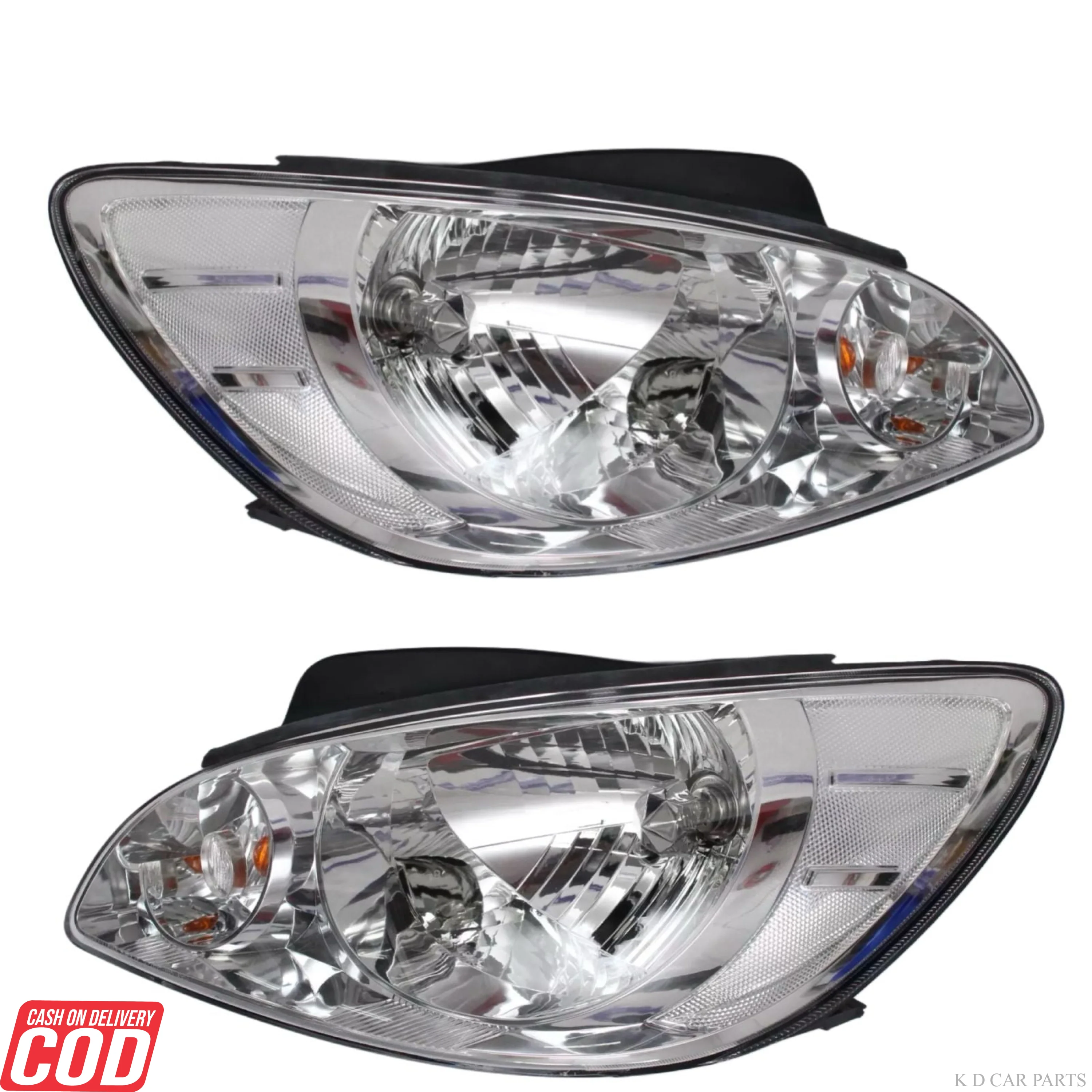 K D Headlight assembly for Hyundai Getz Prime 2007-2010