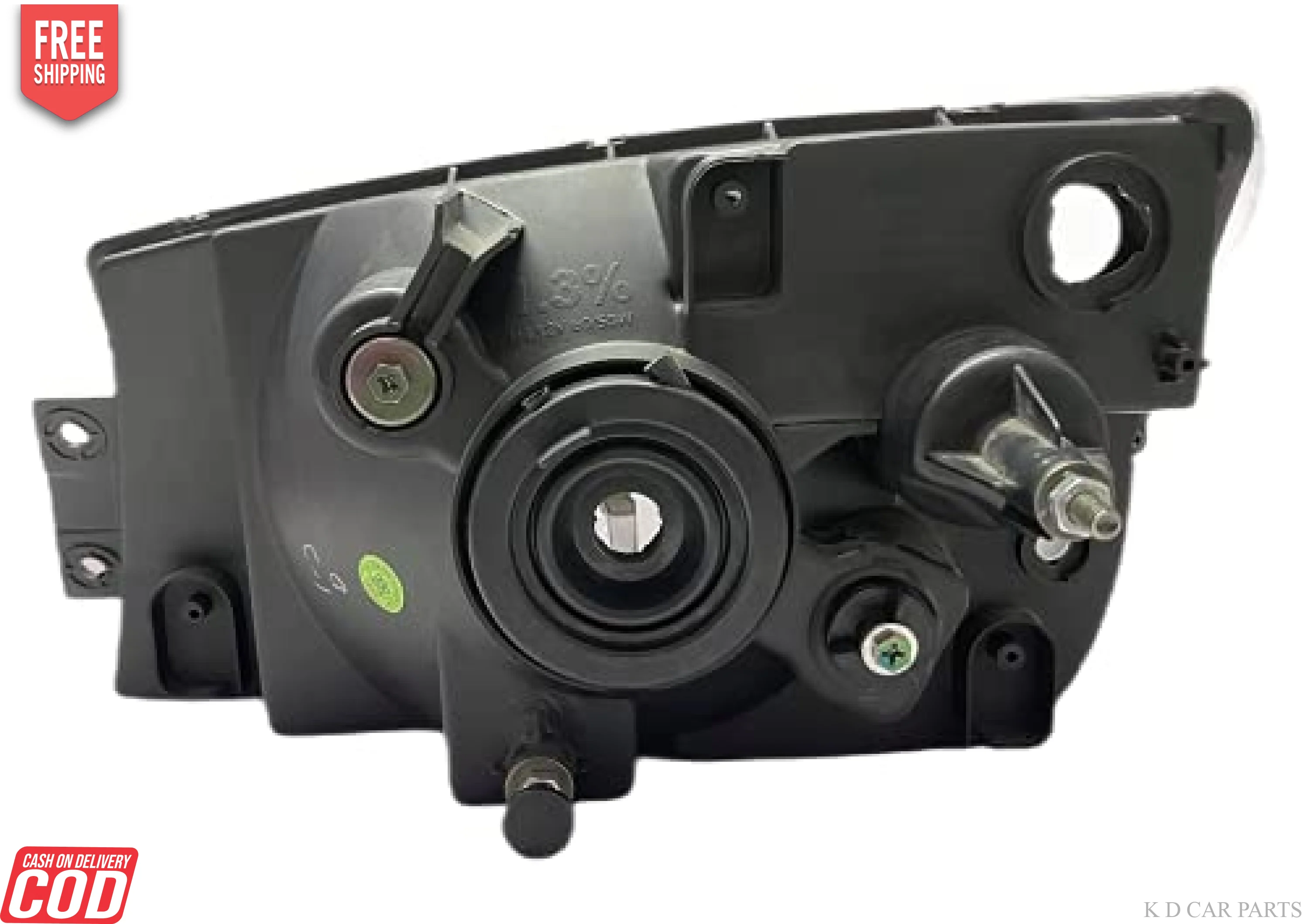 K D Headlight Assembly For Mahindra Bolero Type 3 2011-NOW ( WITHOUT ADJUSTABLE MOTOR) - Image 2
