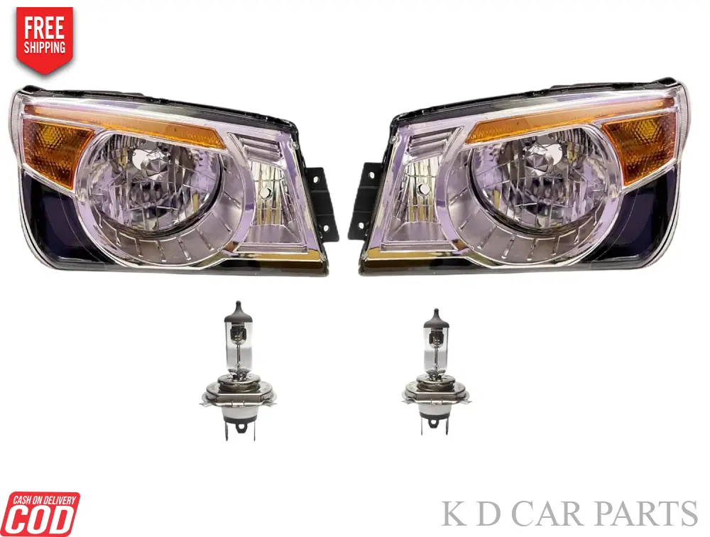 K D Headlight Assembly For Mahindra Bolero Type 3 2011-NOW ( WITHOUT ADJUSTABLE MOTOR) - Image 6
