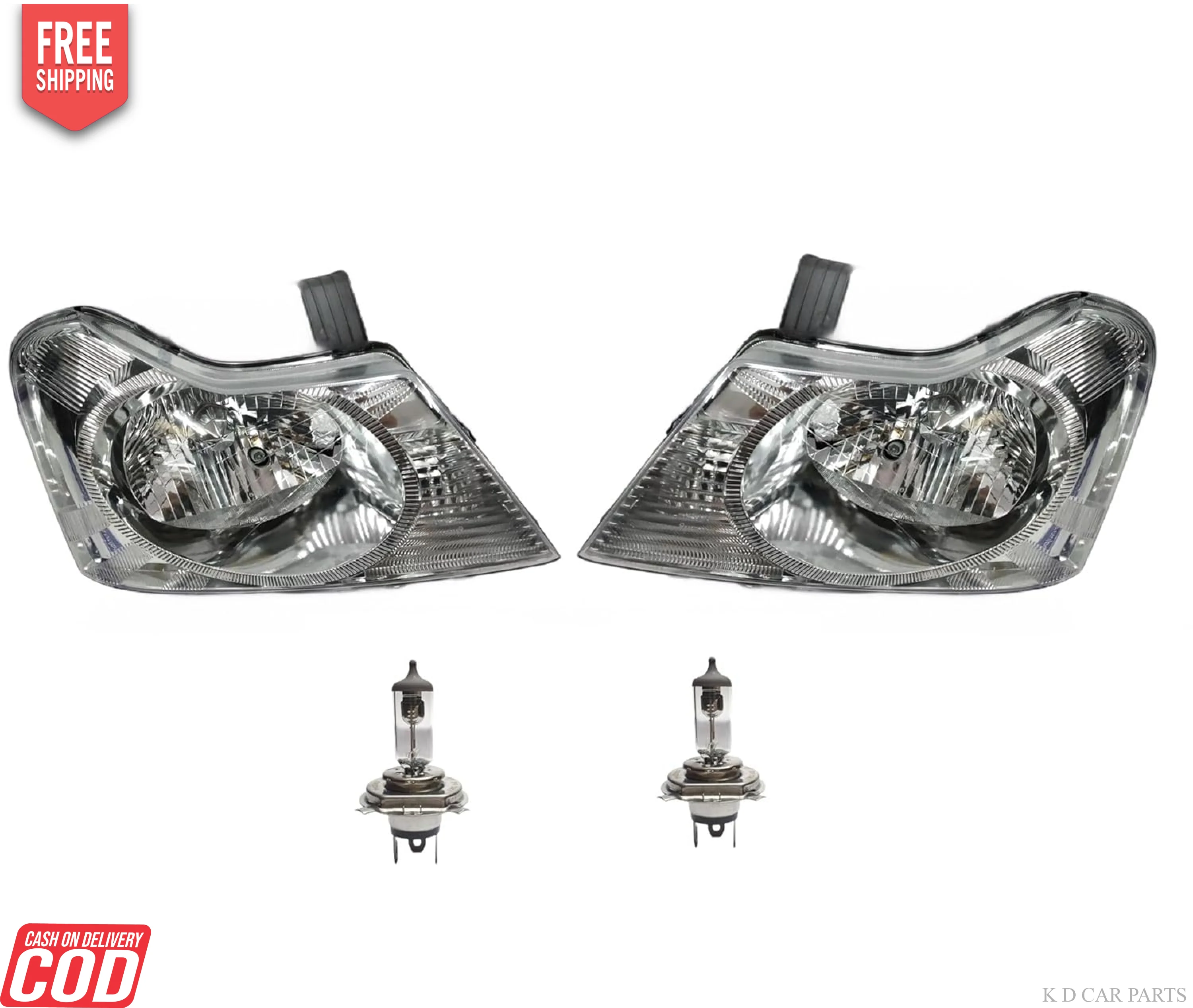 K D Headlight assembly for Mahindra XYLO  2009-2014 ( WITHOUT ADJUSTABLE MOTOR) - Image 7