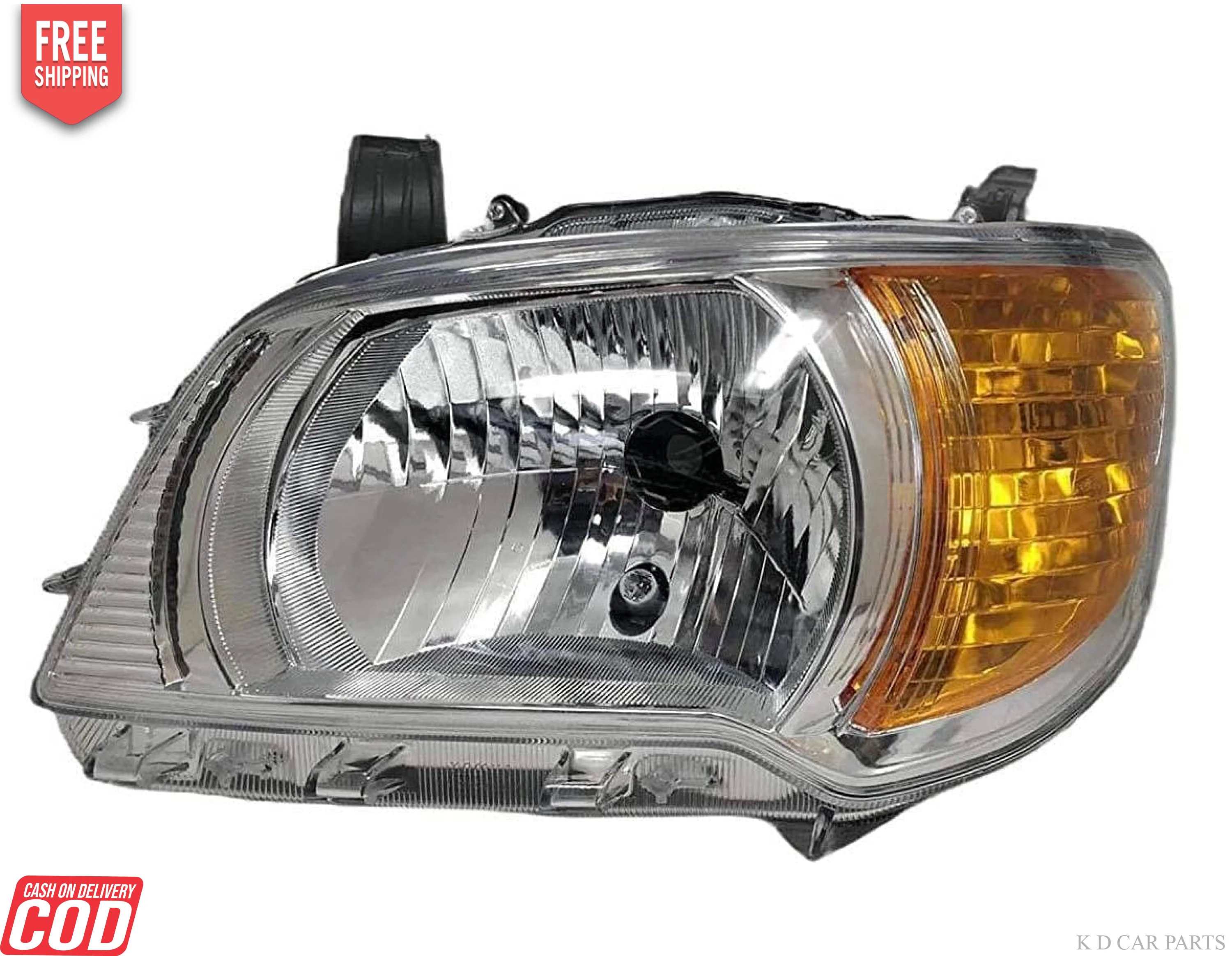 K D Headlight assembly for Maruti Suzuki Alto K10 Type 1 2010-2014 ( WITHOUT ADJUSTABLE MOTOR) - Image 3