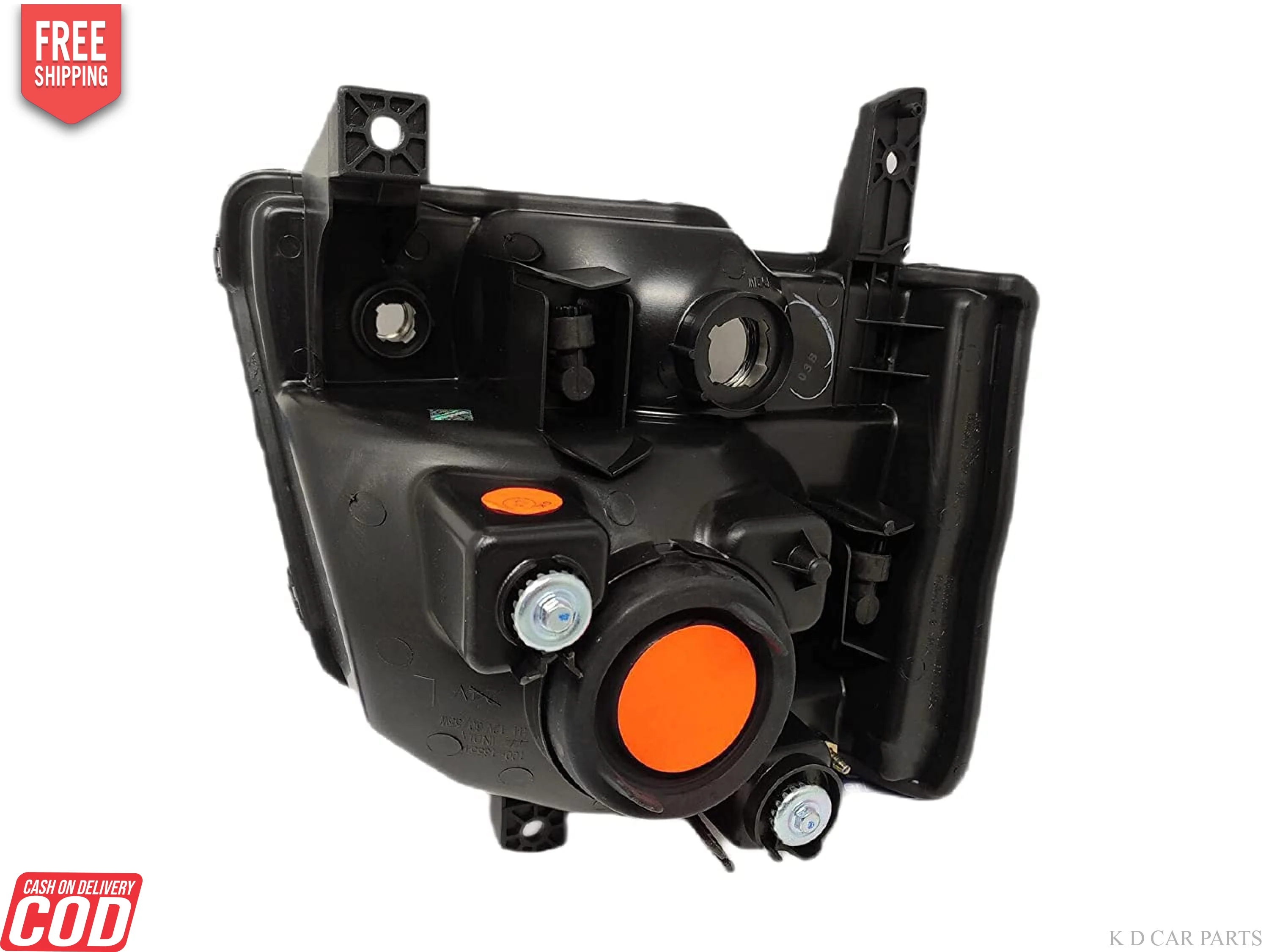 K D Headlight assembly for Maruti Suzuki WagonR Type 2  2003-2006 ( WITHOUT ADJUSTABLE MOTOR) - Image 3