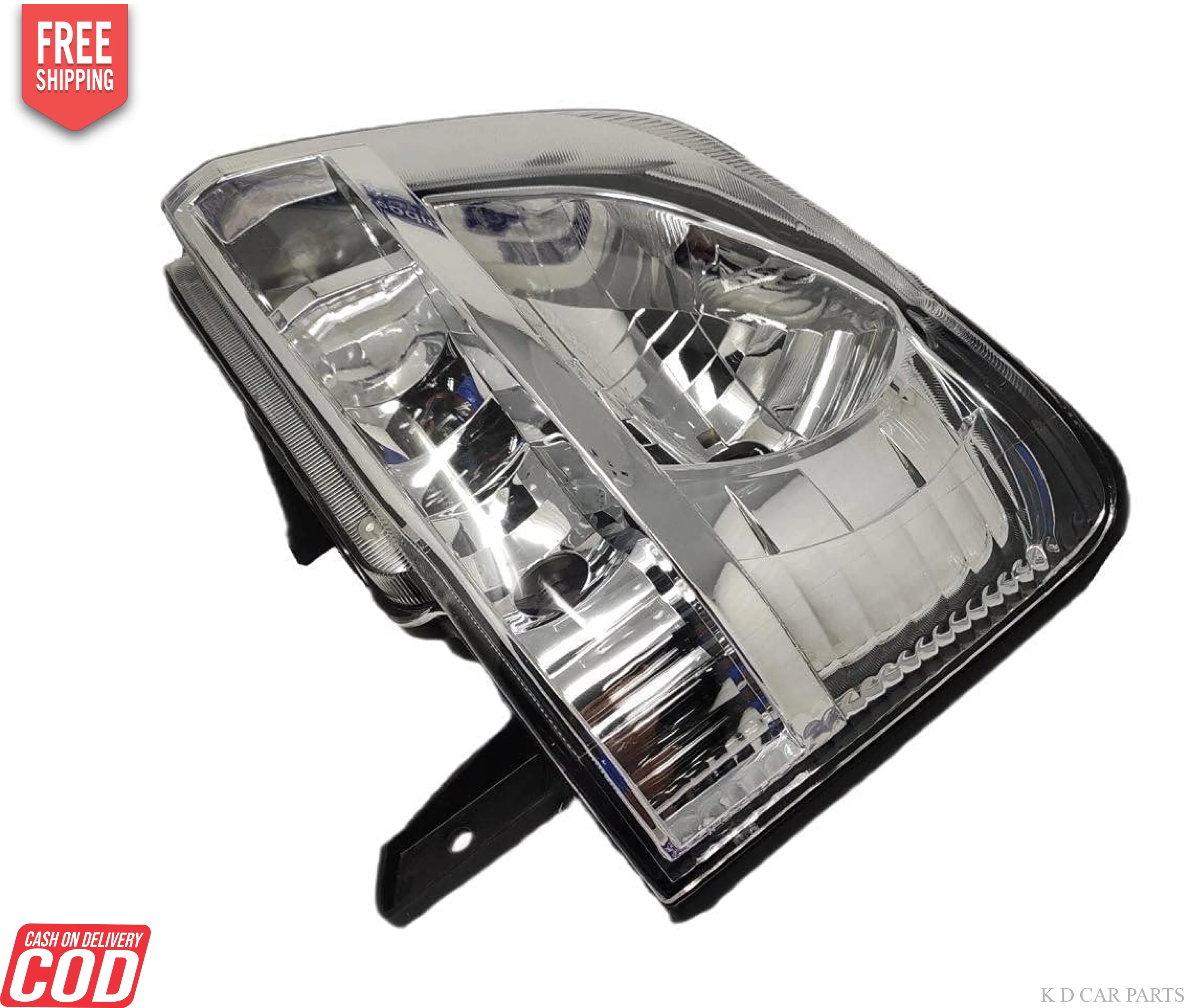 K D Headlight assembly for Maruti Suzuki WagonR Type 2  2003-2006 ( WITHOUT ADJUSTABLE MOTOR) - Image 7