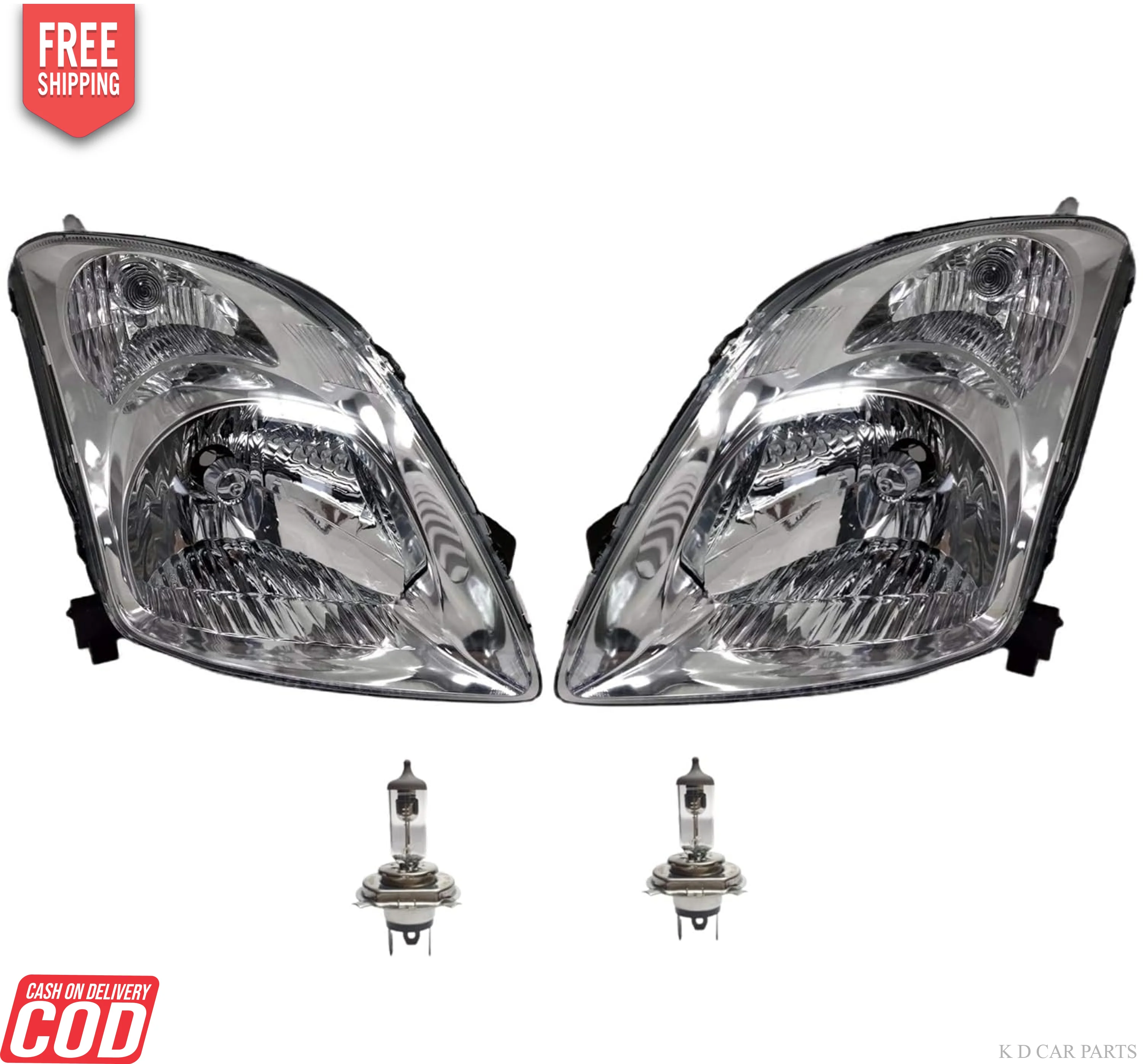 K D Headlight assembly for Maruti Swift (2005-2011) & Dzire (2008-2012) ( WITHOUT ADJUSTABLE MOTOR) - Image 2