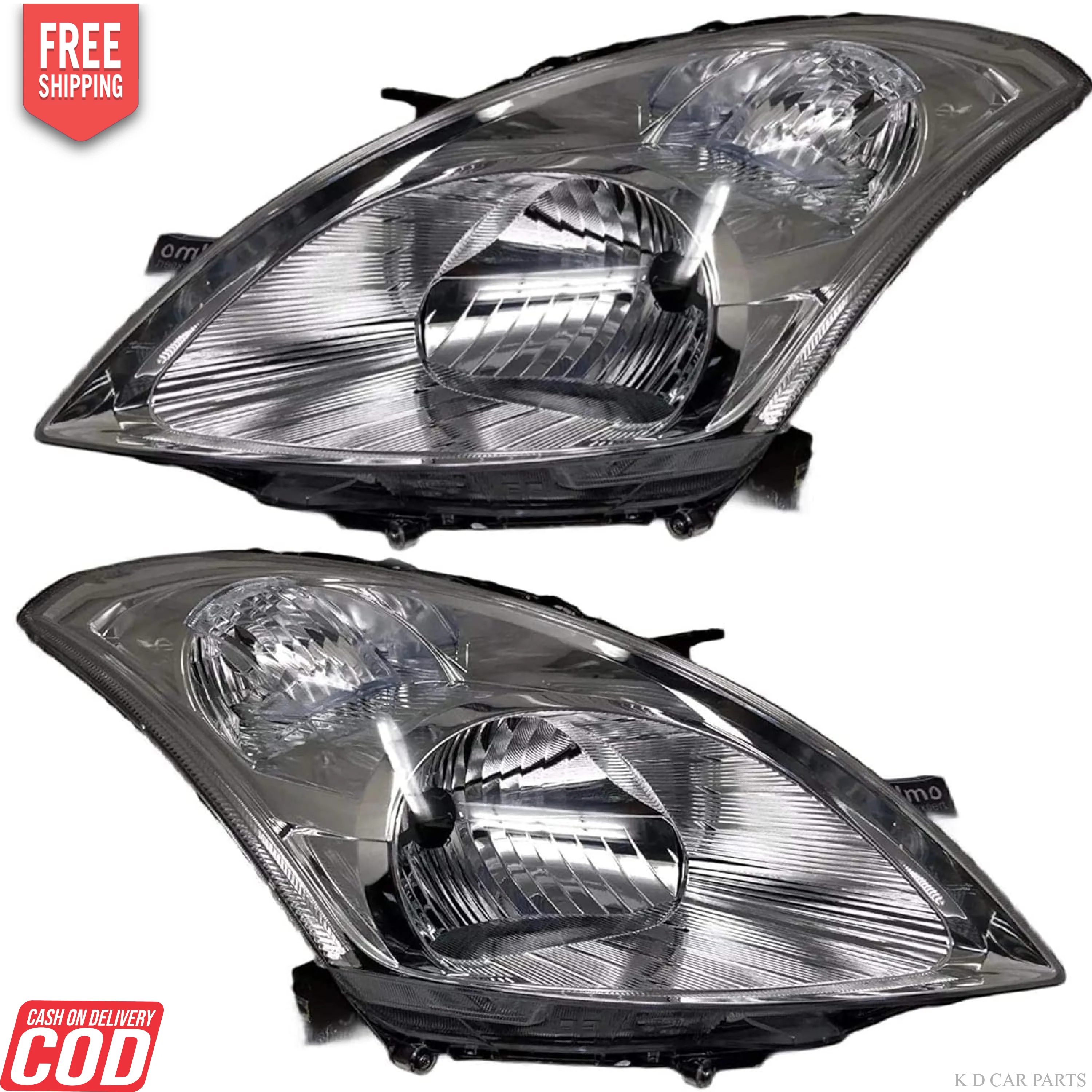 K D Headlight assembly for Maruti Swift (2011-2017) & Dzire (2012-2017)  ( WITHOUT ADJUSTABLE MOTOR)