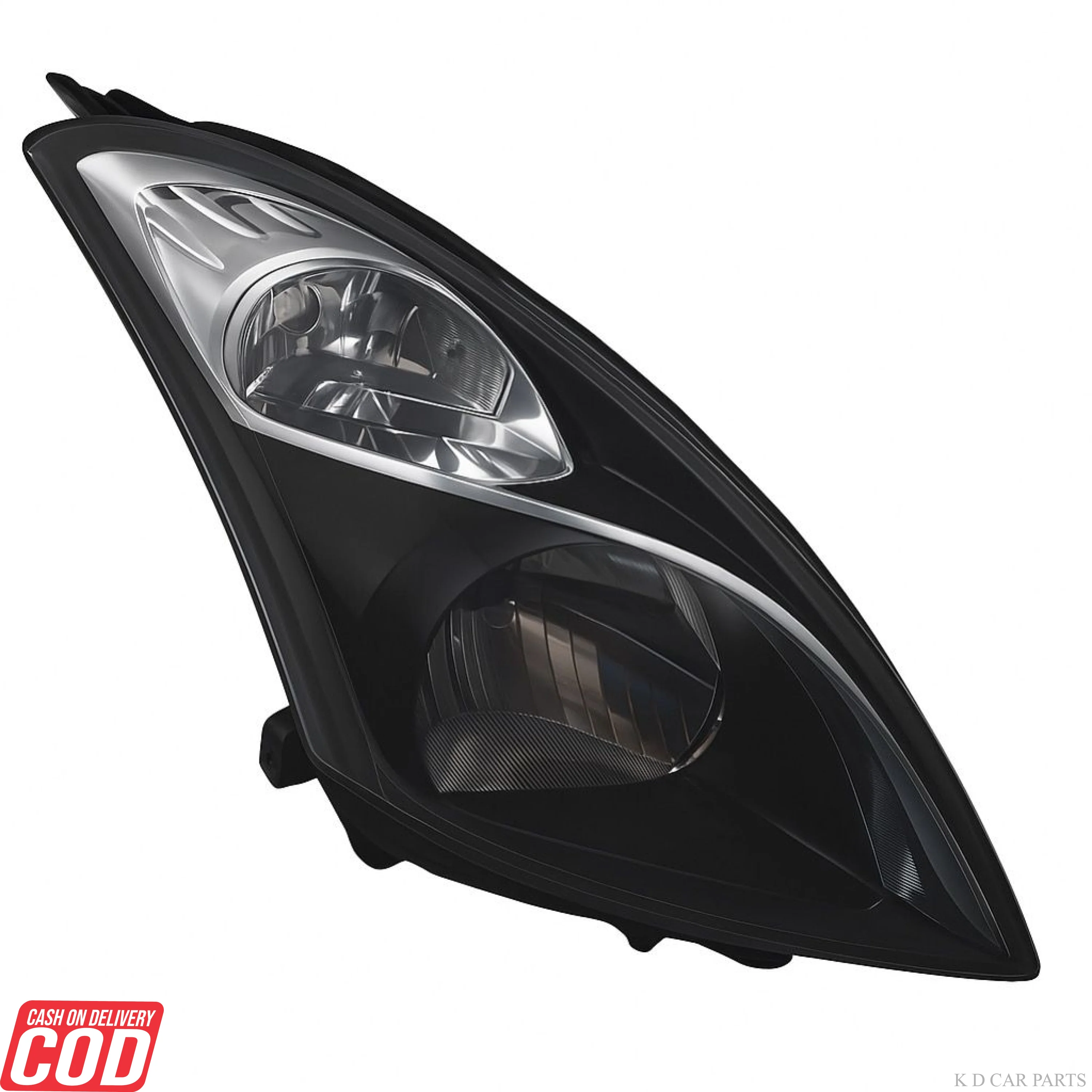 K D Headlight assembly for Maruti Swift Type 3 Black  2012-2016 - Image 2