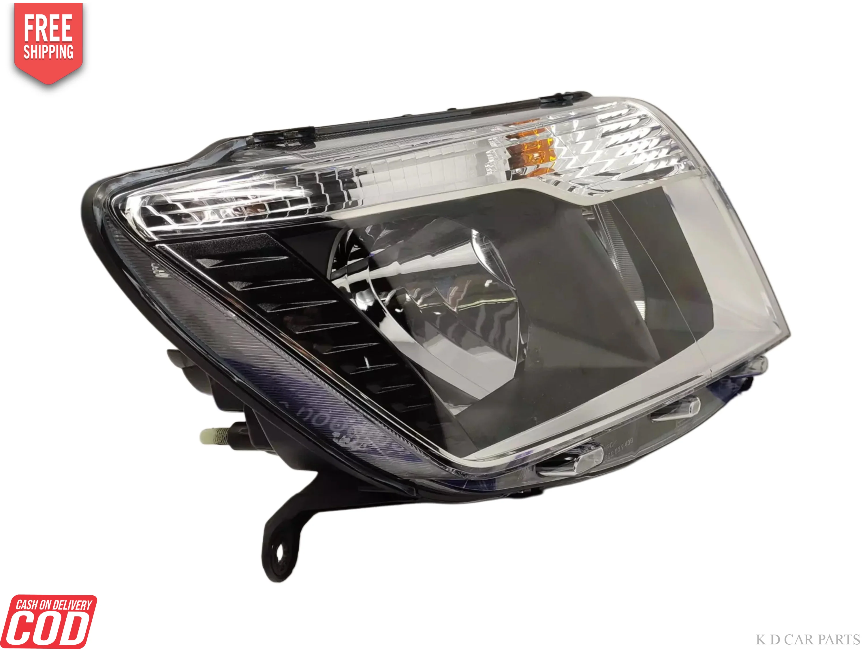 K D Headlight Assembly For Nissan Terrano 2013-2021 Halogen 5 PIN - Image 5
