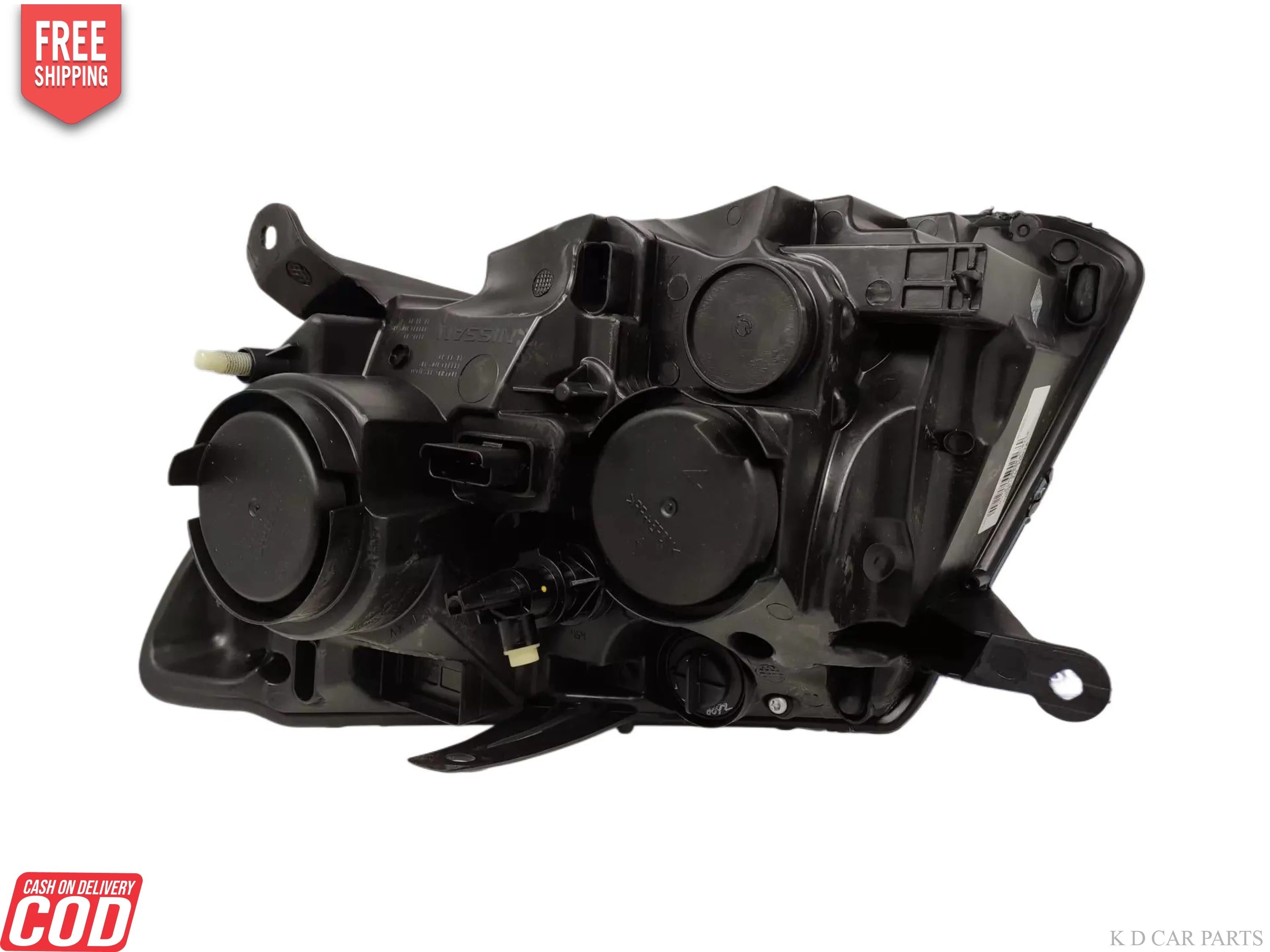 K D Headlight Assembly For Nissan Terrano 2013-2021 Halogen 5 PIN - Image 6