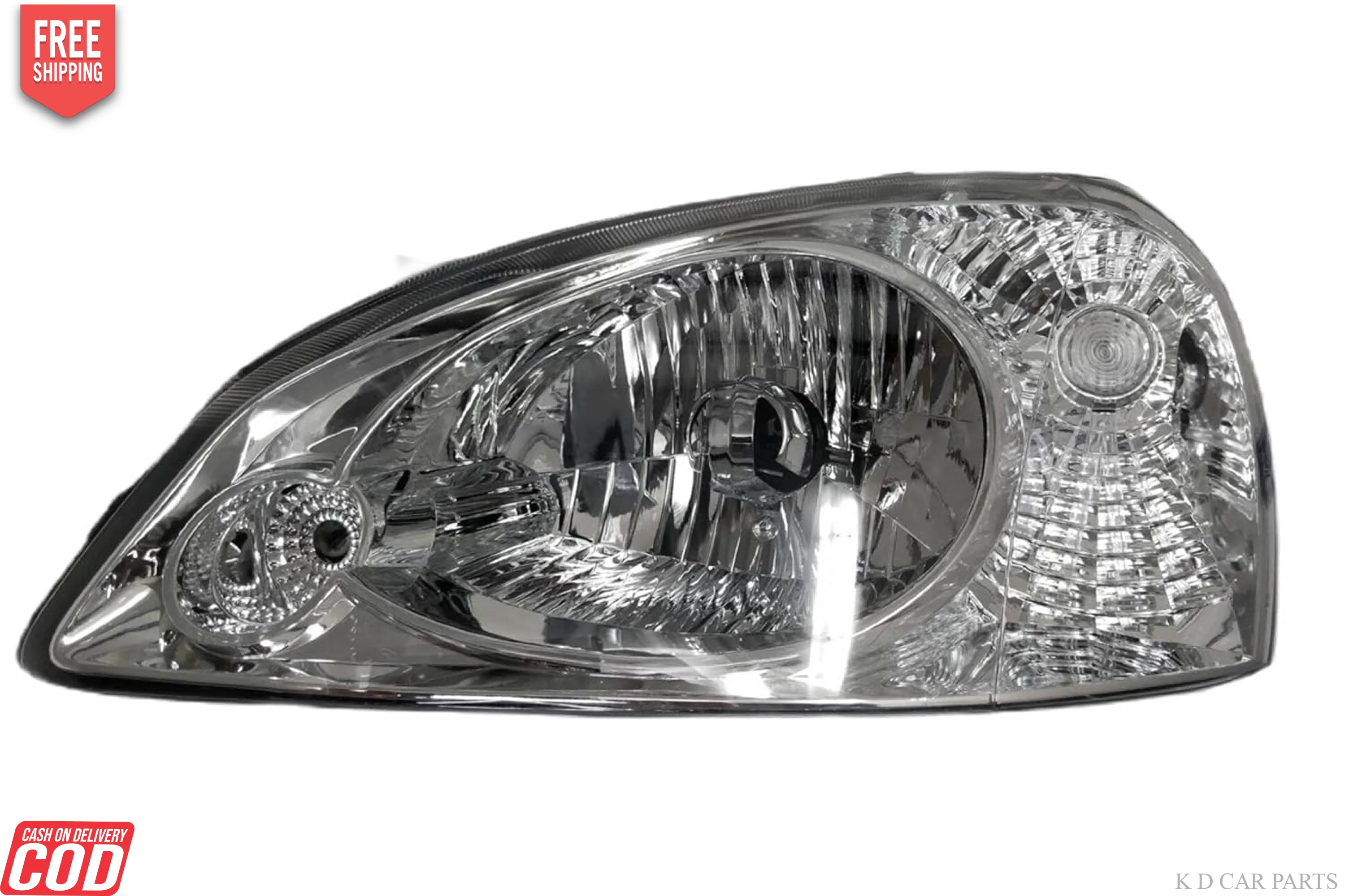 K D Headlight assembly for Tata Indica V3  ( WITHOUT ADJUSTABLE MOTOR) - Image 6