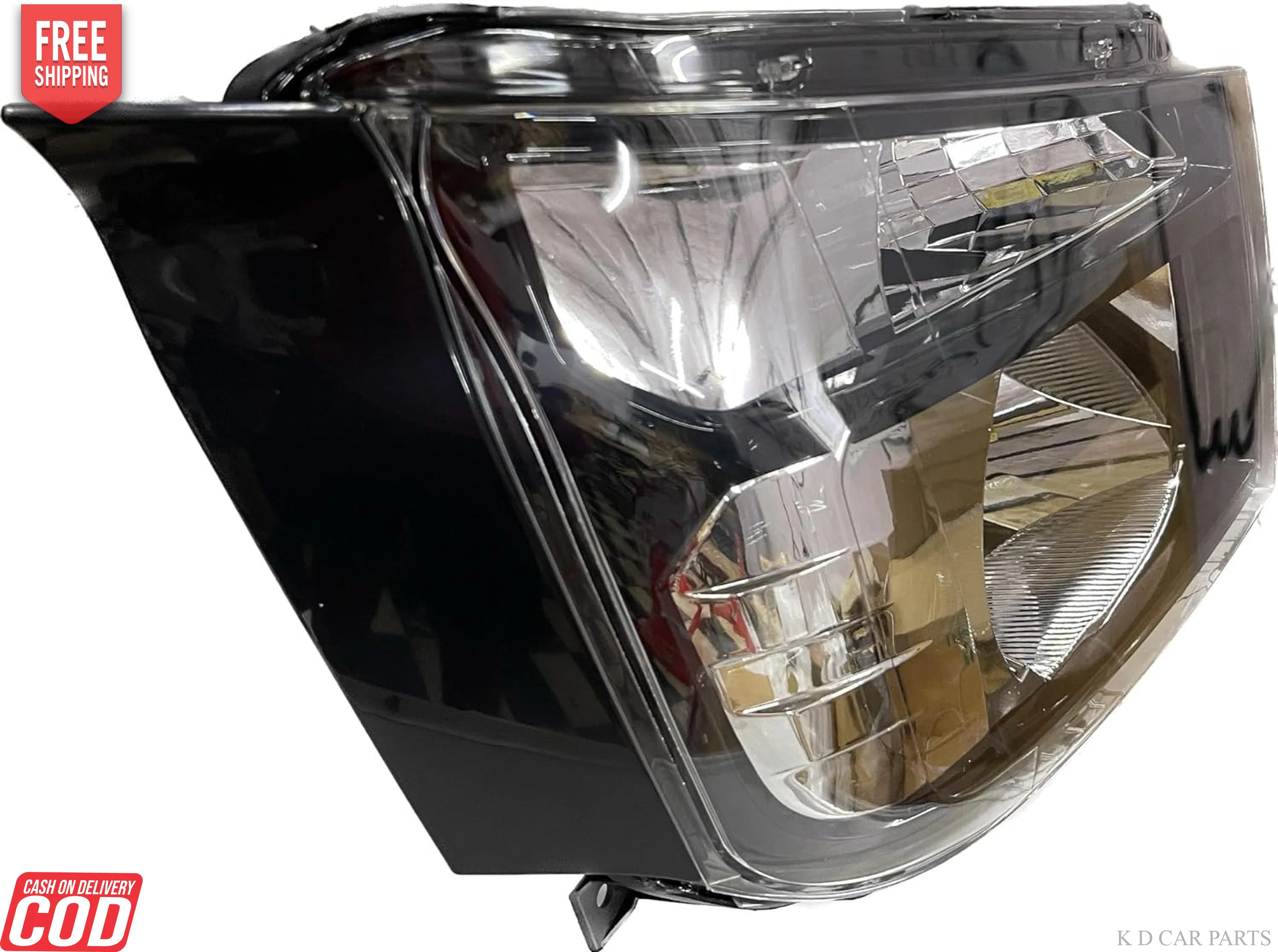 K D Headlight assembly for TATA INTRA BLACK ( WITHOUT ADJUSTABLE MOTOR) - Image 4