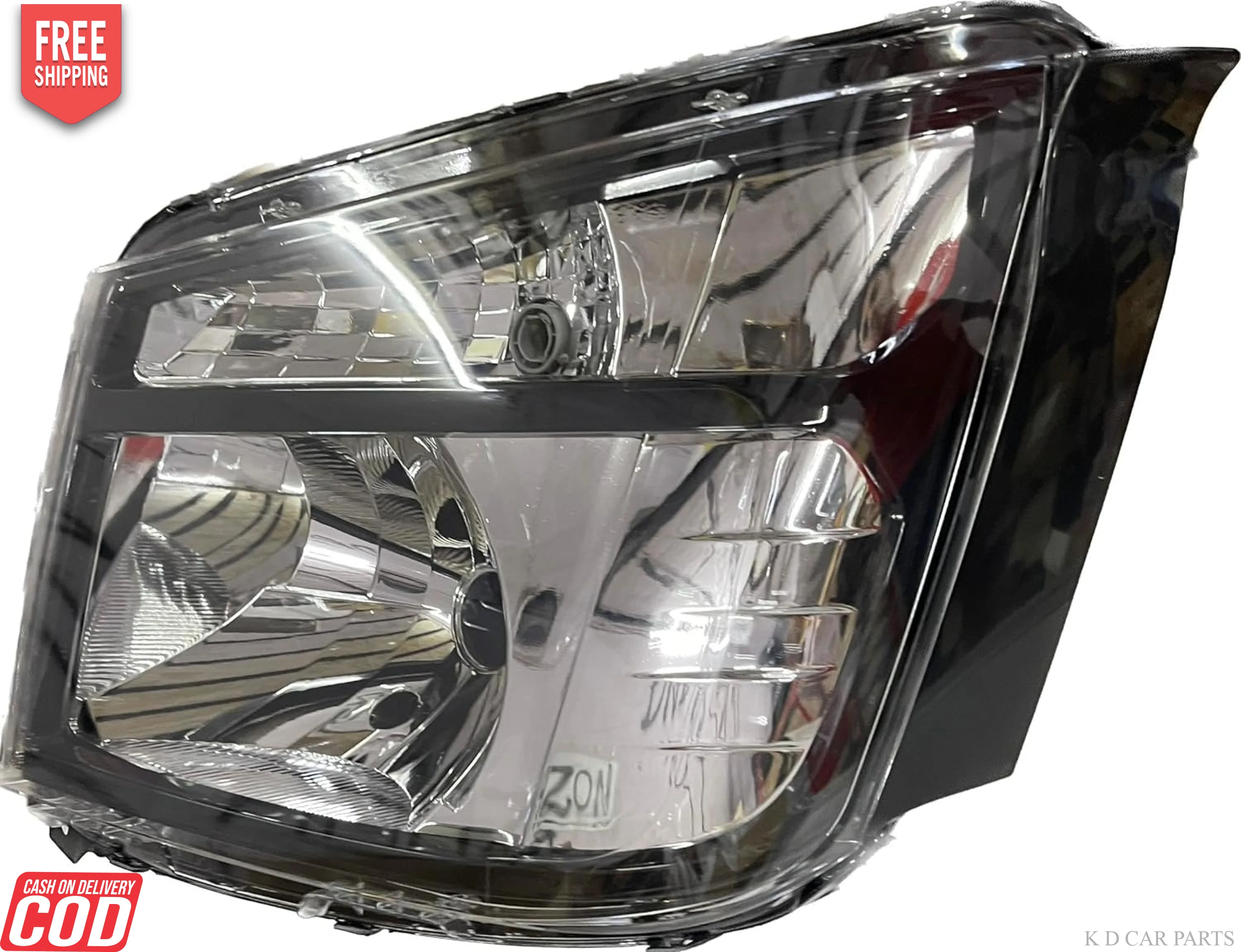 K D Headlight assembly for TATA INTRA BLACK ( WITHOUT ADJUSTABLE MOTOR) - Image 7