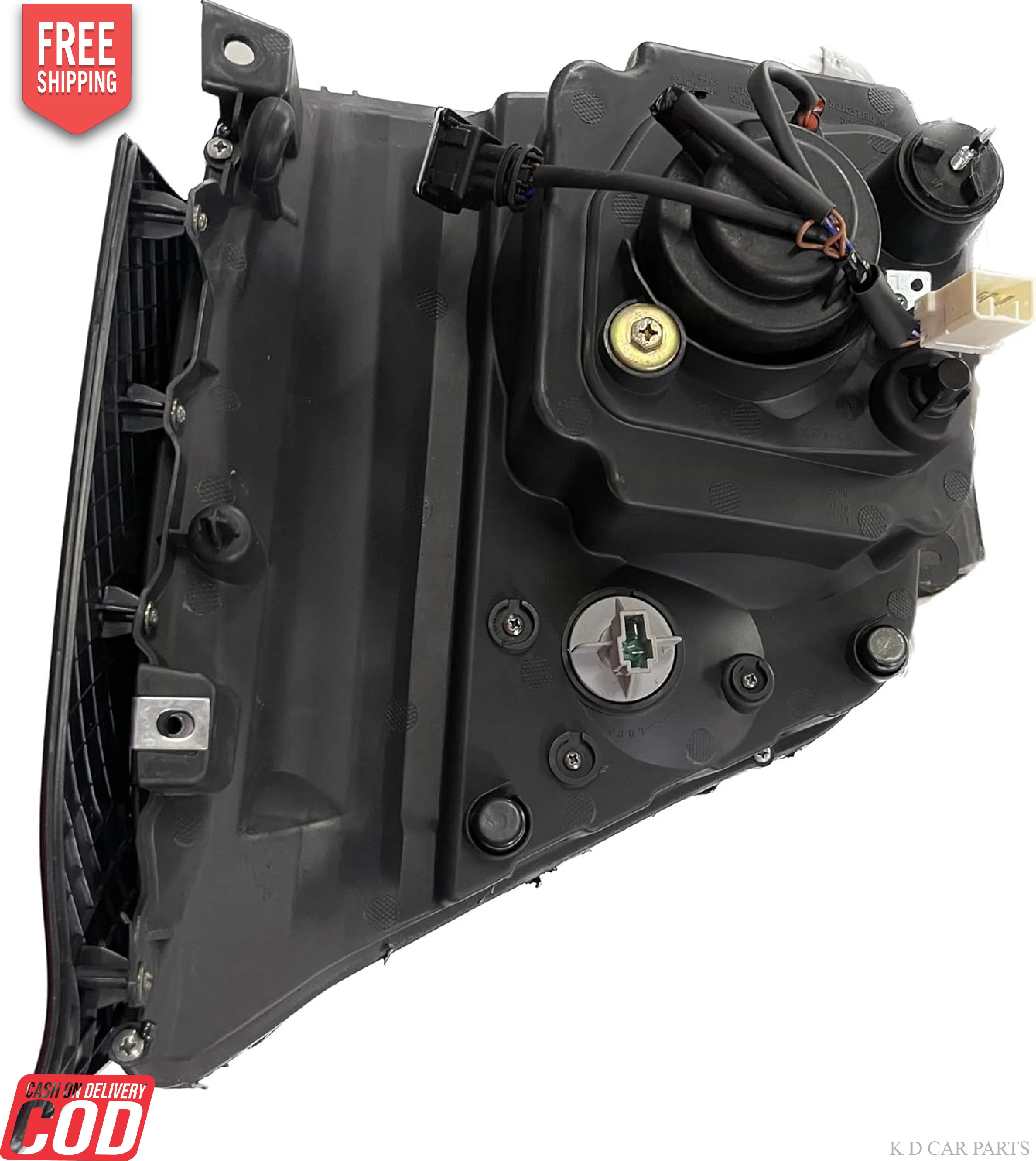 K D Headlight assembly for TATA INTRA BLACK ( WITHOUT ADJUSTABLE MOTOR) - Image 8