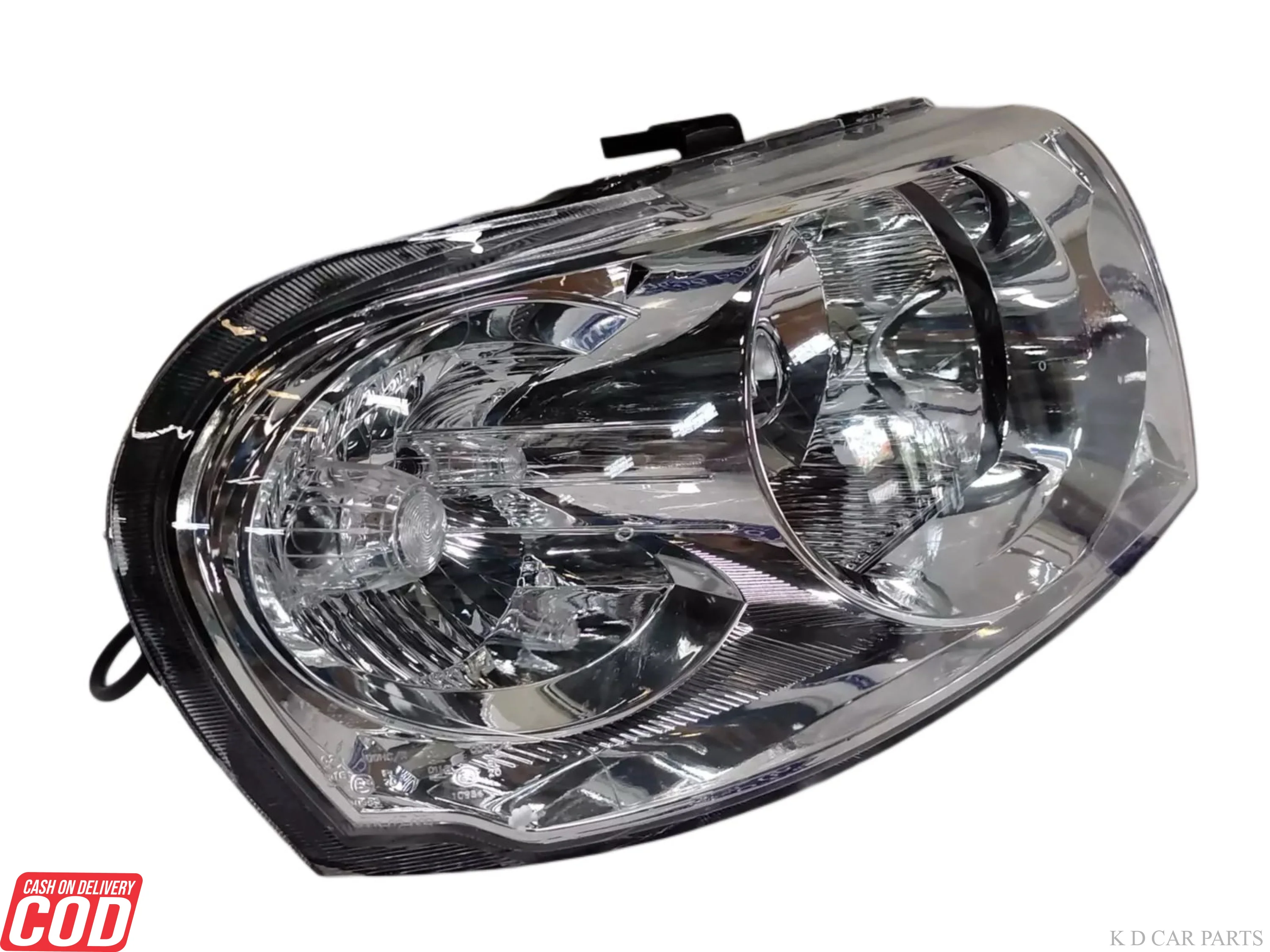 K D Headlight assembly For Tata Safari 2005-2017 CHROME - Image 5