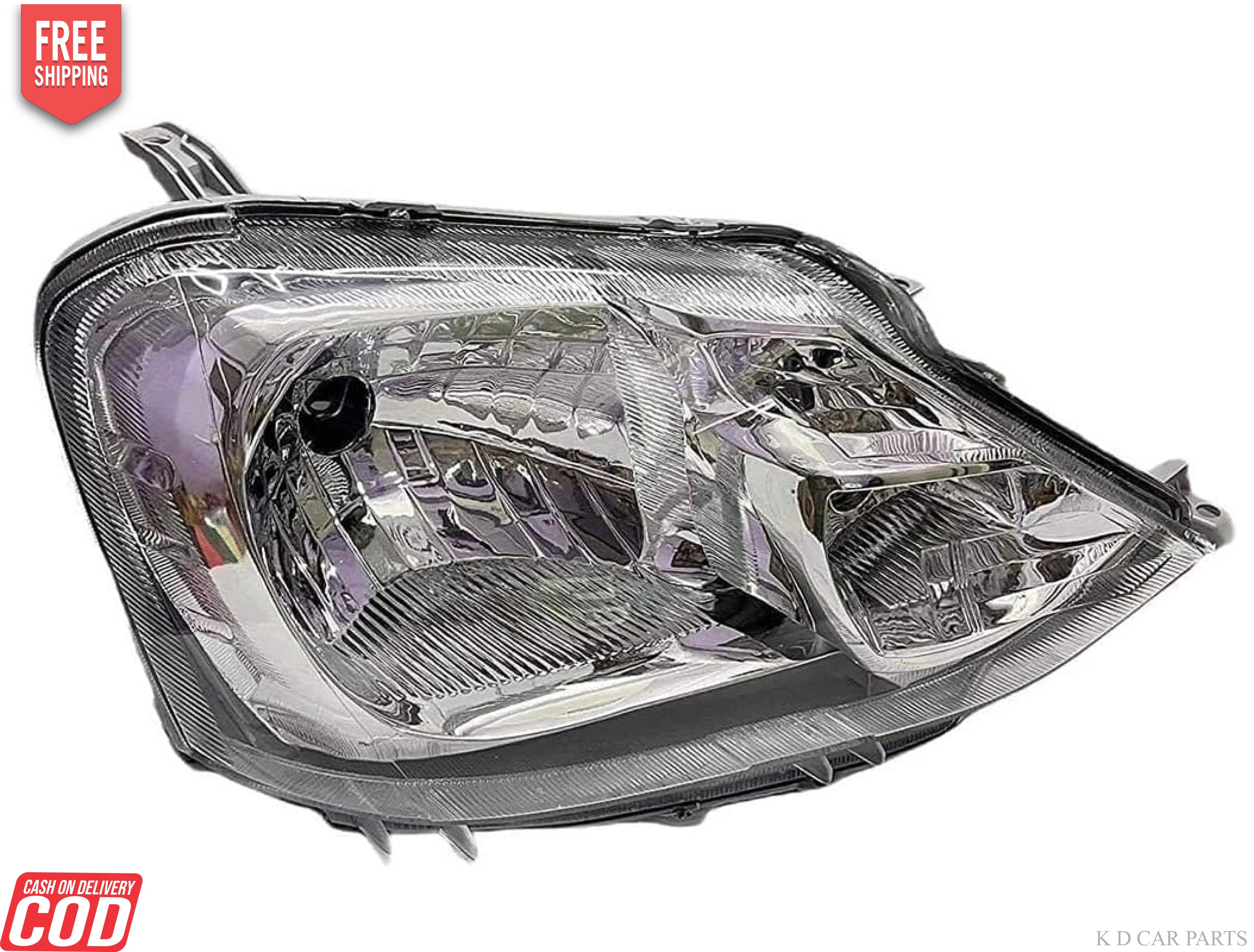 K D Headlight assembly for Toyota Etios  (2010-2020) ( WITHOUT ADJUSTABLE MOTOR) - Image 3