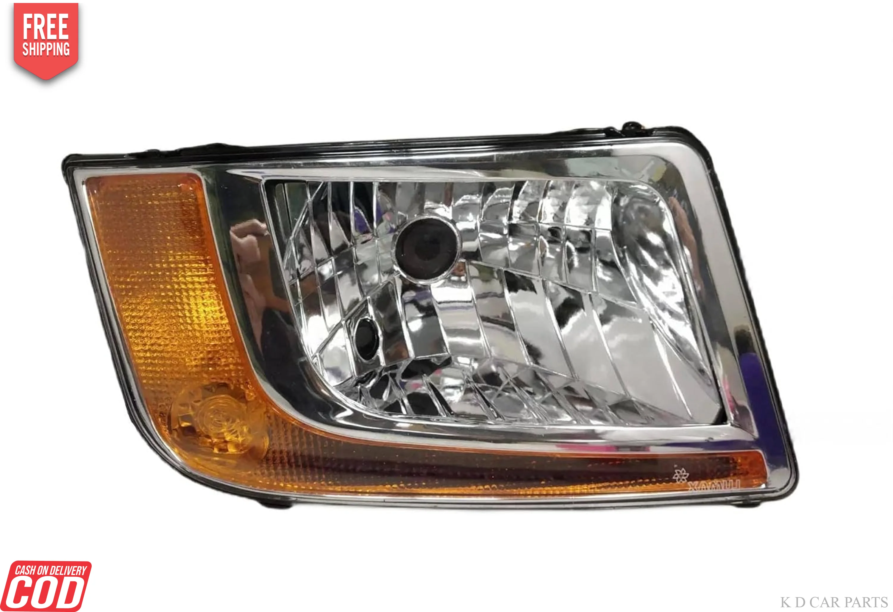 K D Headlight for Ashok Leyland Dost 2011-Now ( WITHOUT ADJUSTABLE MOTOR) - Image 4