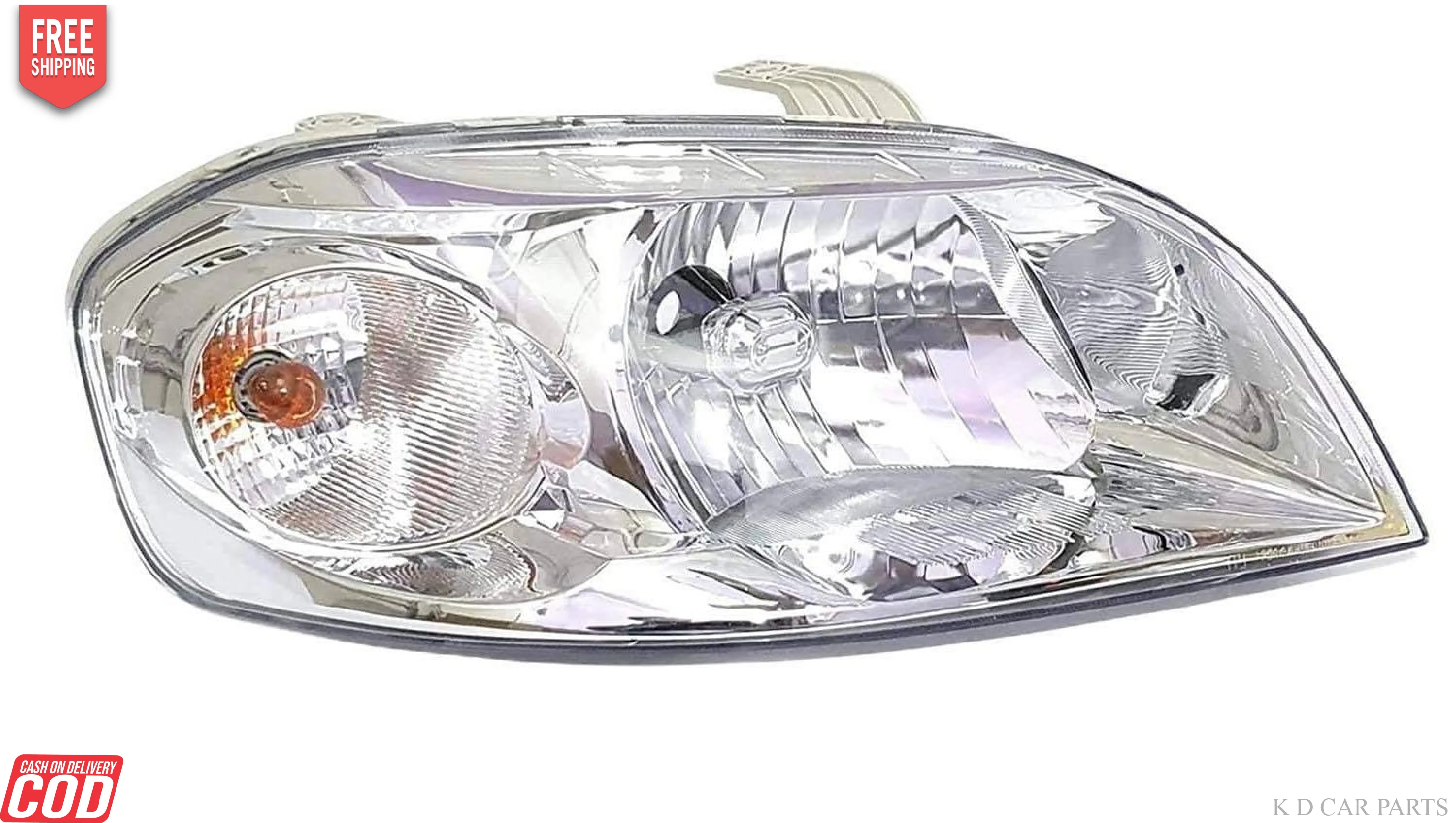K D Headlight for Chevrolet Aveo Without Adjustable Motor 2009-2012 ( WITHOUT ADJUSTABLE MOTOR)