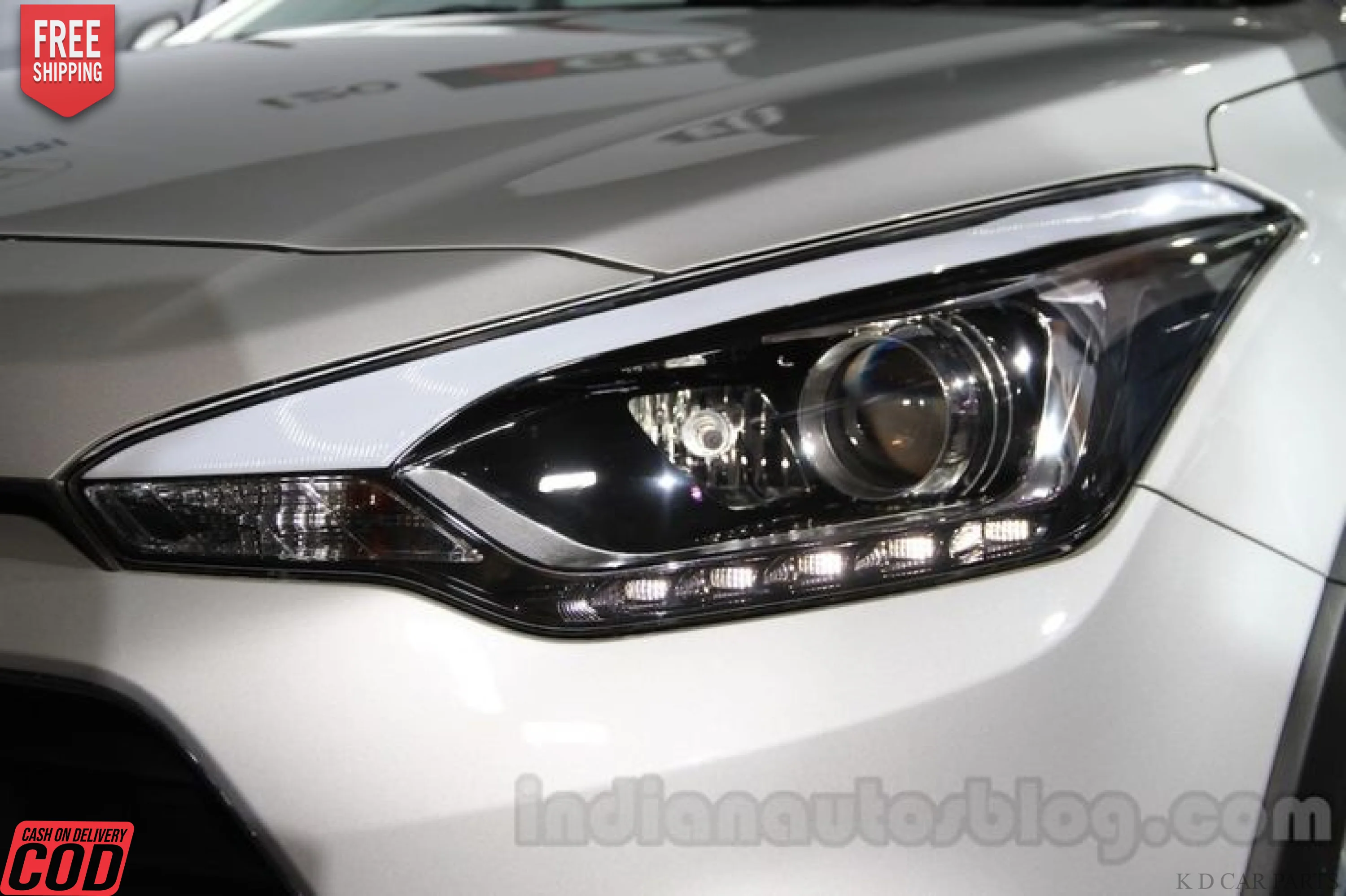 K D HEADLIGHT FOR HYUNDAI I20 ACTIVE 2015-2018 / ELITE 2014- 2020 - Image 12