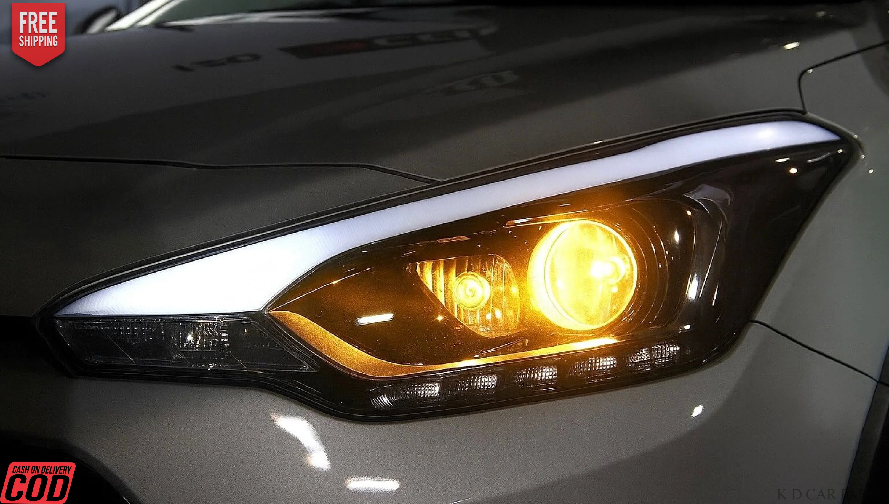 K D HEADLIGHT FOR HYUNDAI I20 ACTIVE 2015-2018 / ELITE 2014- 2020 - Image 17