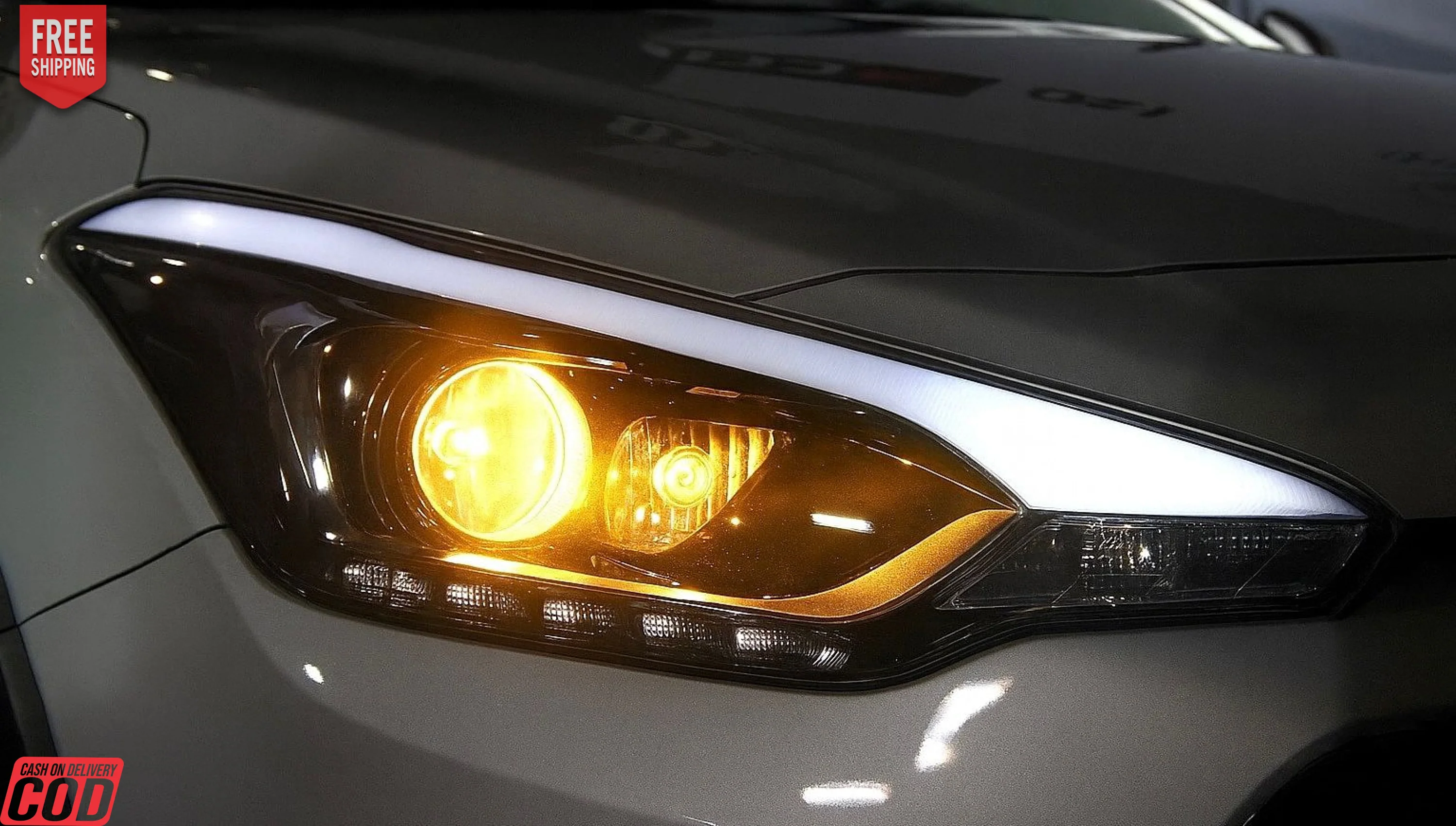K D HEADLIGHT FOR HYUNDAI I20 ACTIVE 2015-2018 / ELITE 2014- 2020 - Image 18