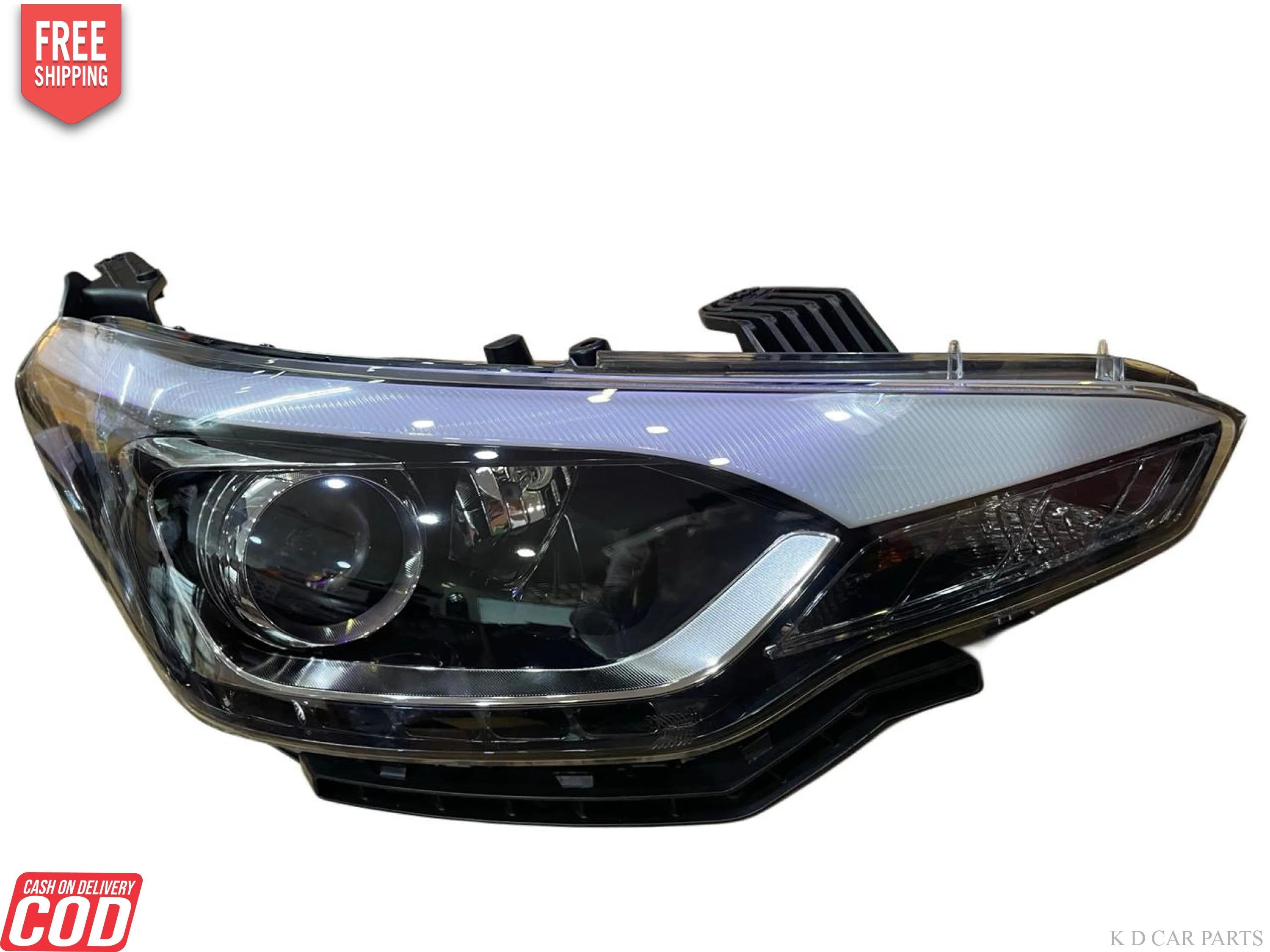 K D HEADLIGHT FOR HYUNDAI I20 ACTIVE 2015-2018 / ELITE 2014- 2020 - Image 8