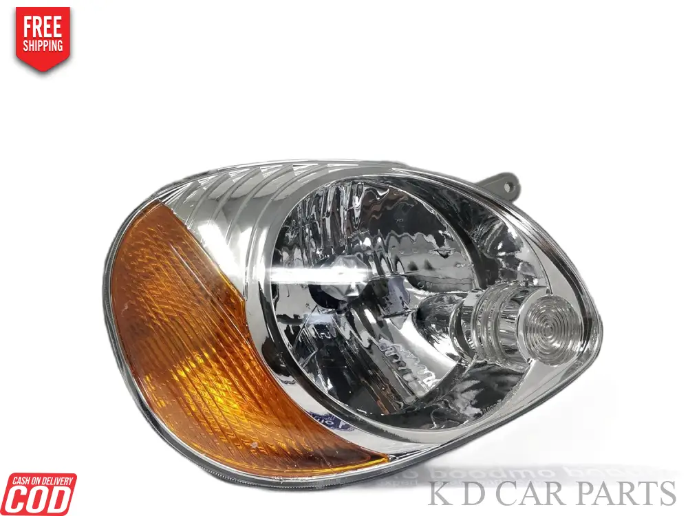 K D Headlight for Hyundai Santro 1998-2003 ( WITHOUT ADJUSTABLE MOTOR) - Image 3