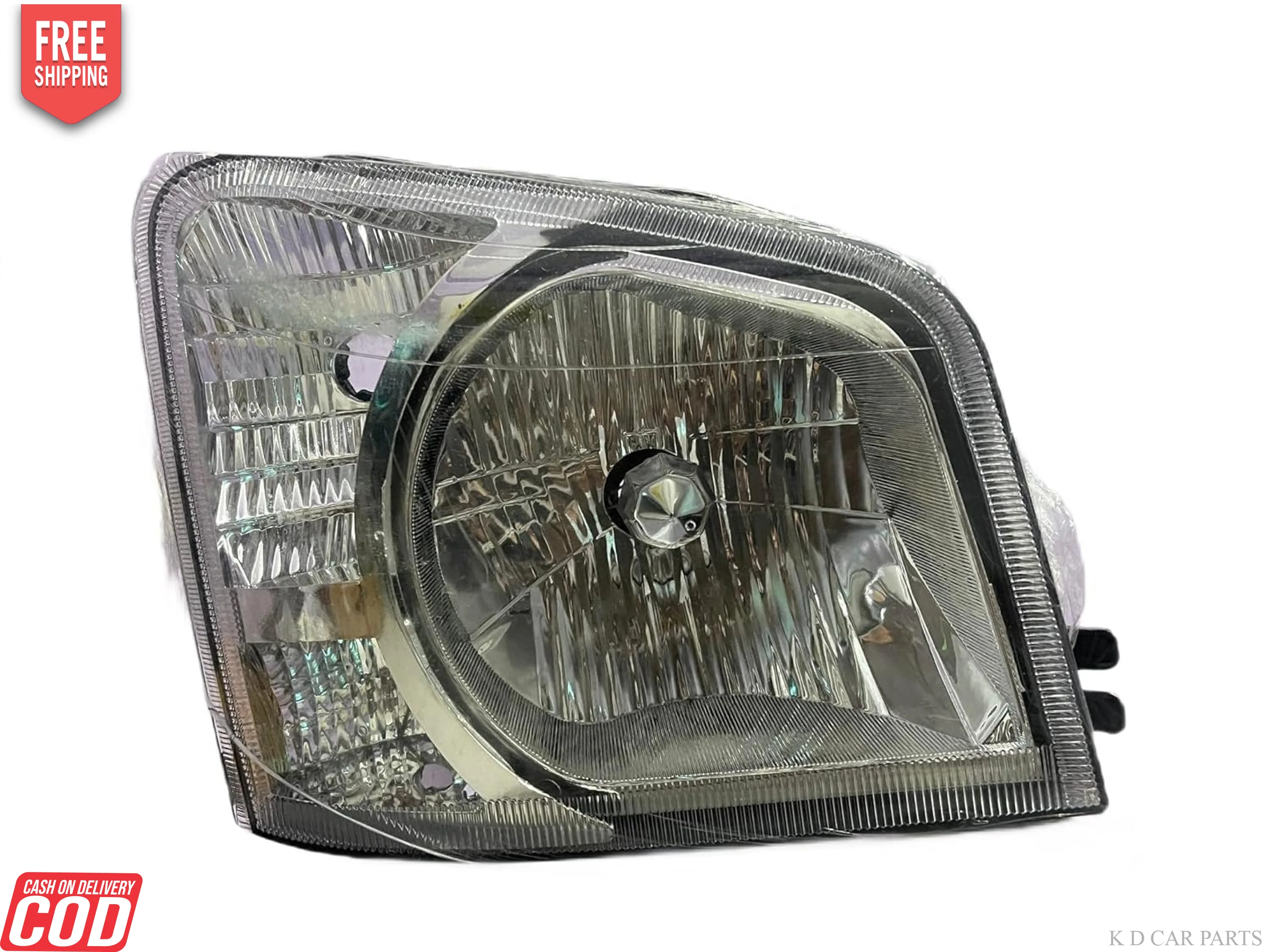 K D Headlight for Mahindra Maxximo 2011- Now ( WITHOUT ADJUSTABLE MOTOR)